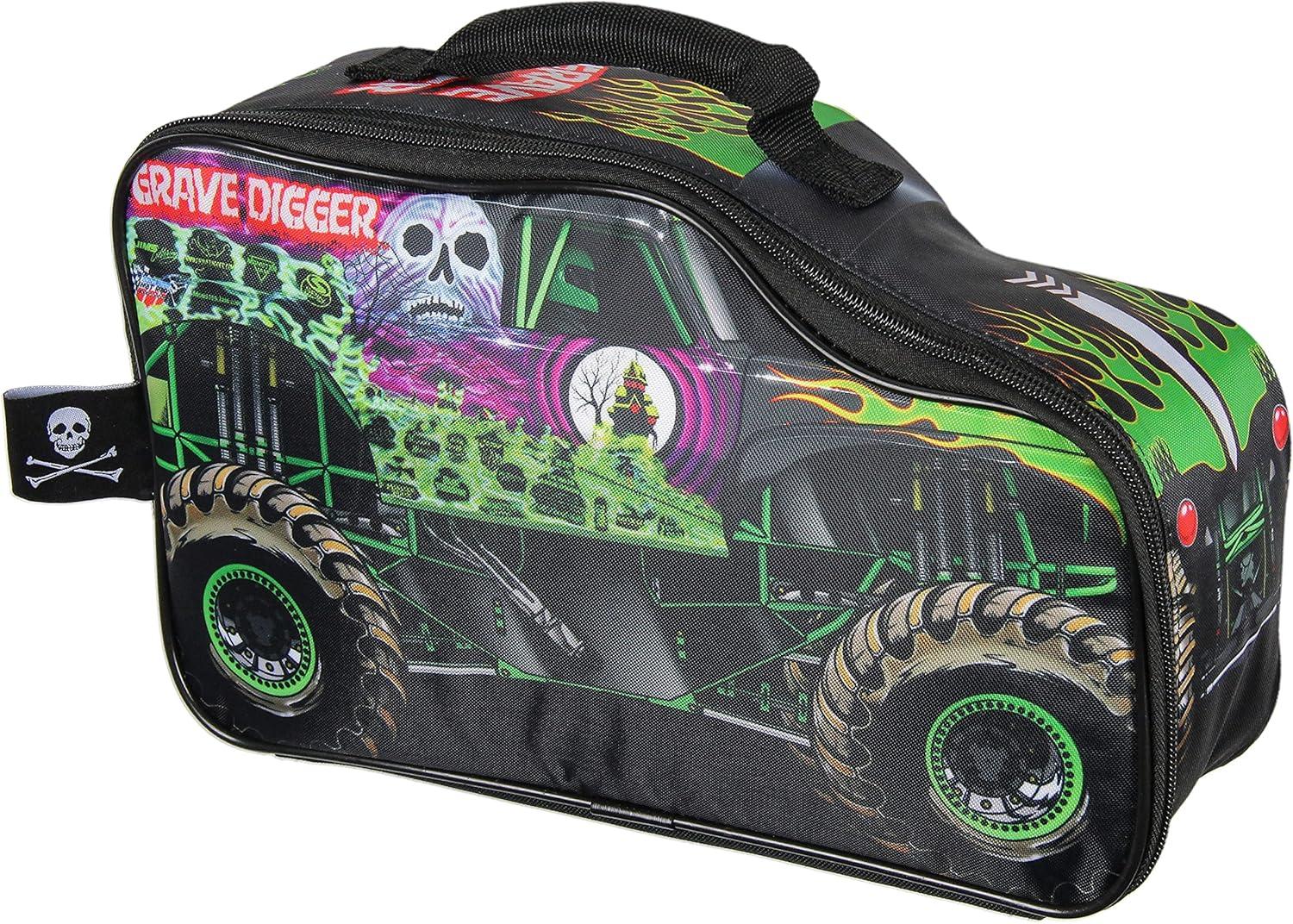 Monster Jam Lunch Box Grave Digger Truck Shaped Insulated Big Lunch Bag for Work Travel