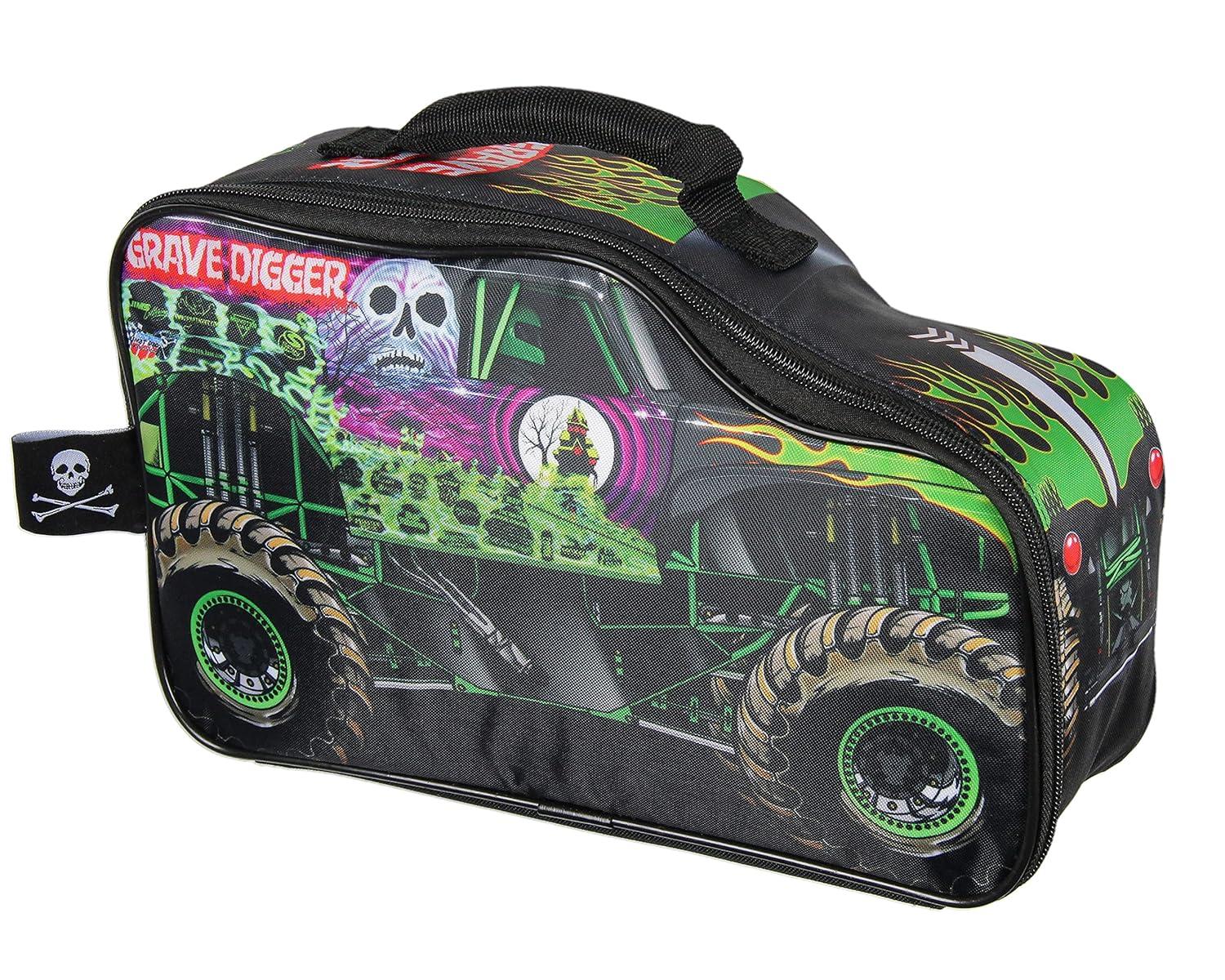 Monster Jam Lunch Box Grave Digger Truck Shaped Insulated Big Lunch Bag for Work Travel