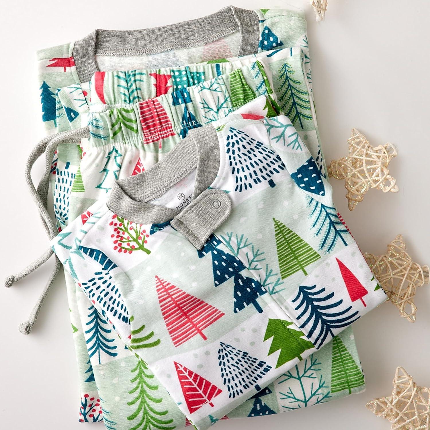 Feelin Pine Organic Cotton Baby Pajama Set 12M