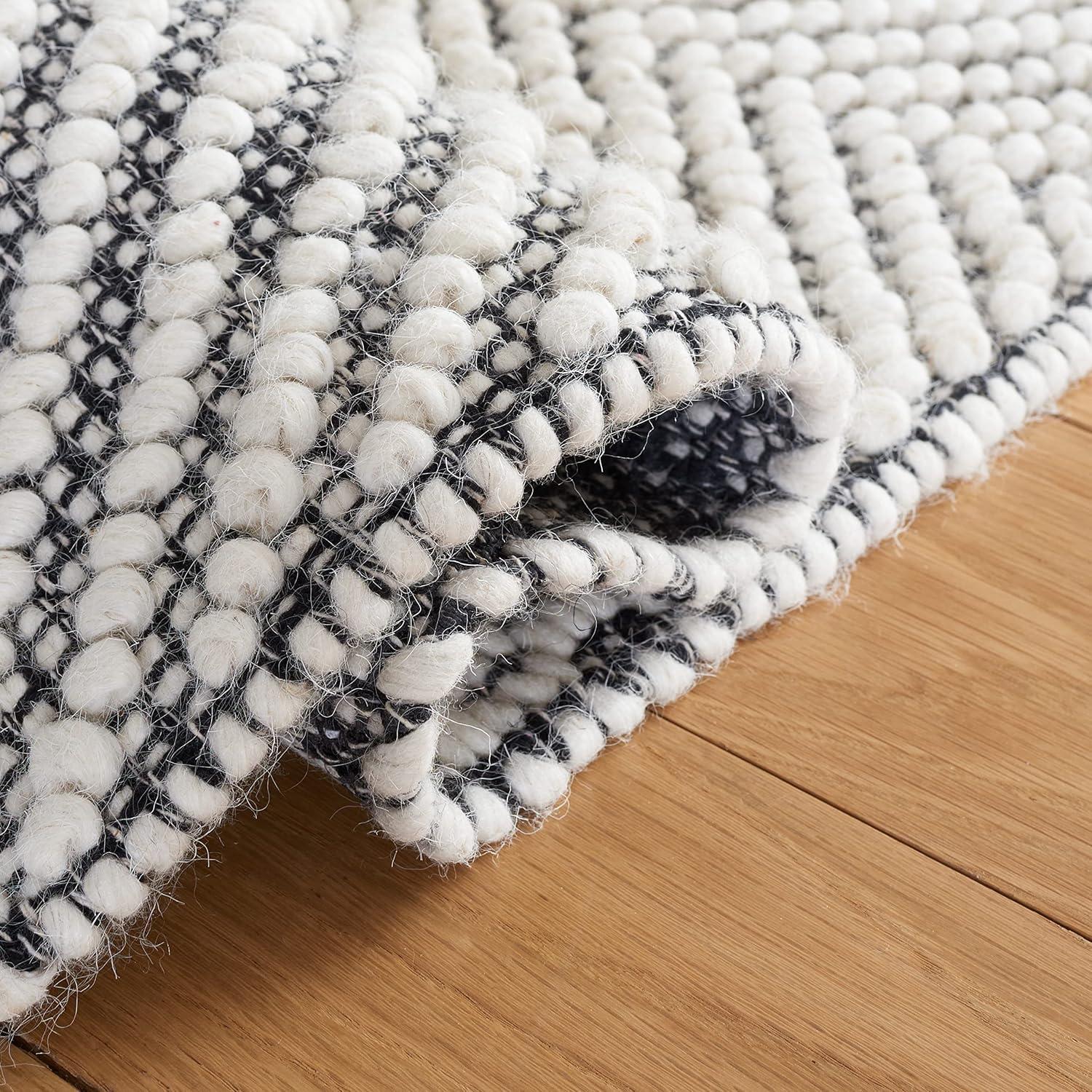 Union Rustic Dessiree Hand Woven Wool And Cotton Geometric Rug