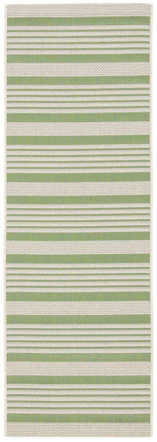 Courtyard CY6062 Power Loomed Indoor/Outdoor Runner Rug - Green/Beige - 2'3"x8' - Safavieh.