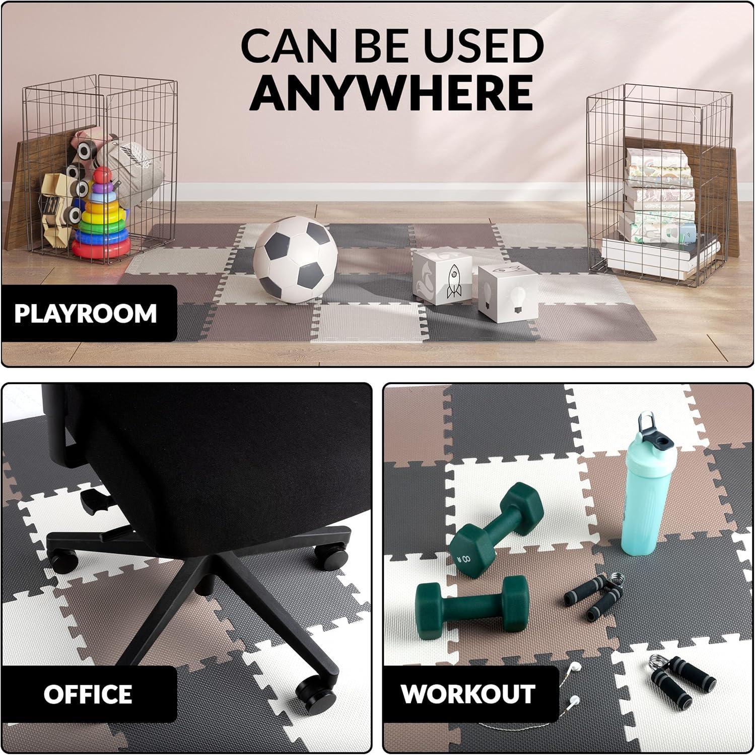 Foam Floor Tiles 20PK - 20sqft (Neutral)