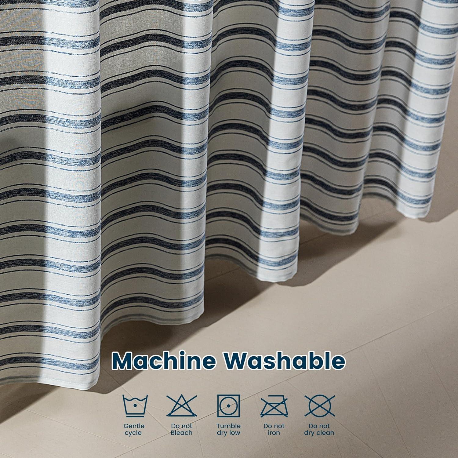 Lush Decor Striped Shower Curtain