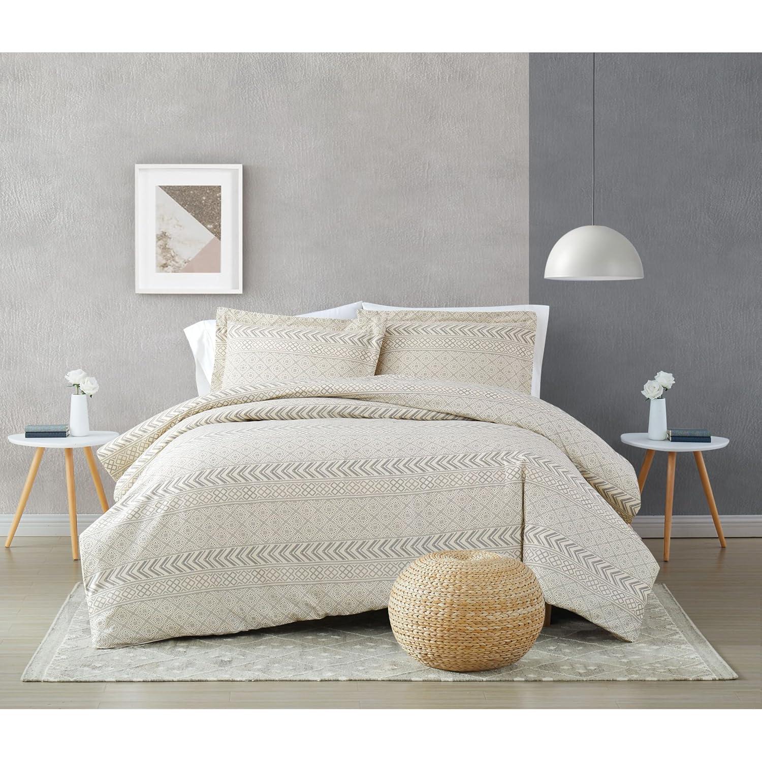 Brooklyn Loom Brooklyn Loom Chase Cotton Blend Geometric Shapes Comforter Set