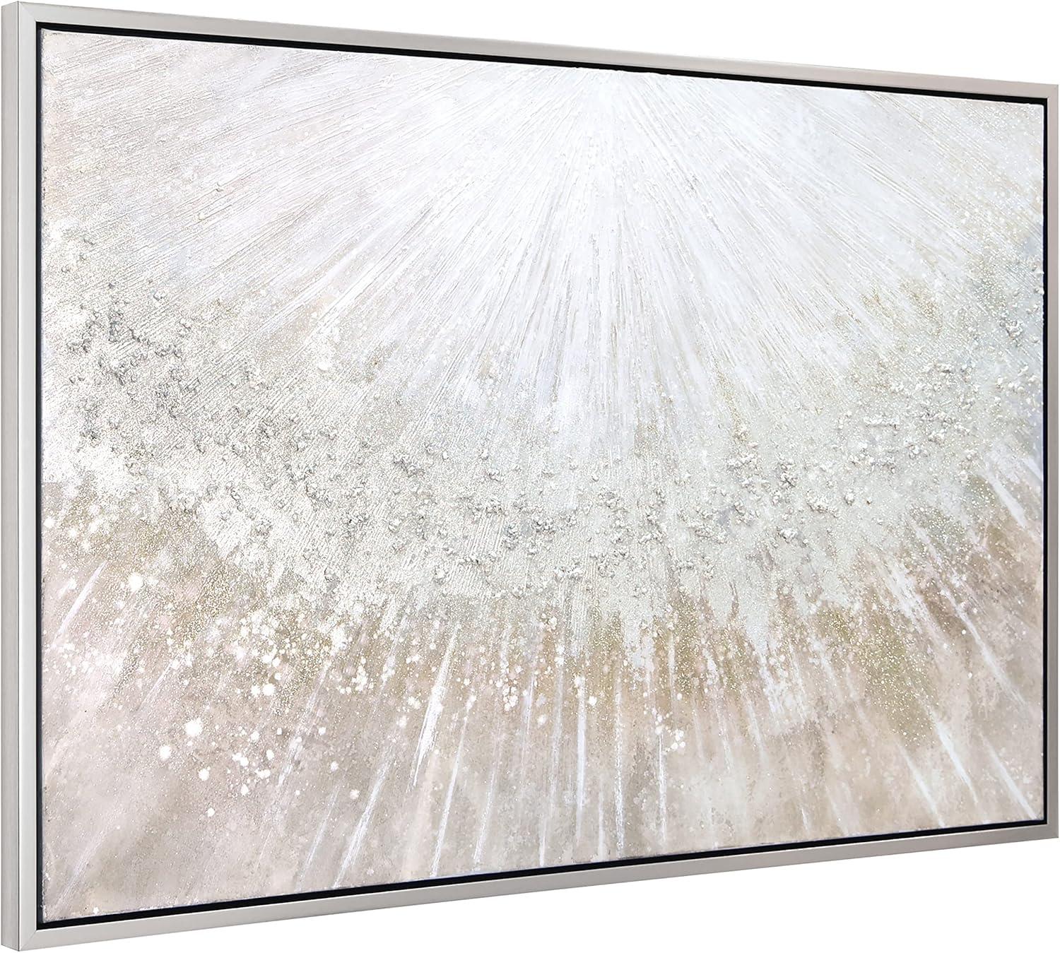 Empire Art Direct " Silver Pellets Textured Metallic " by Martin Edwards