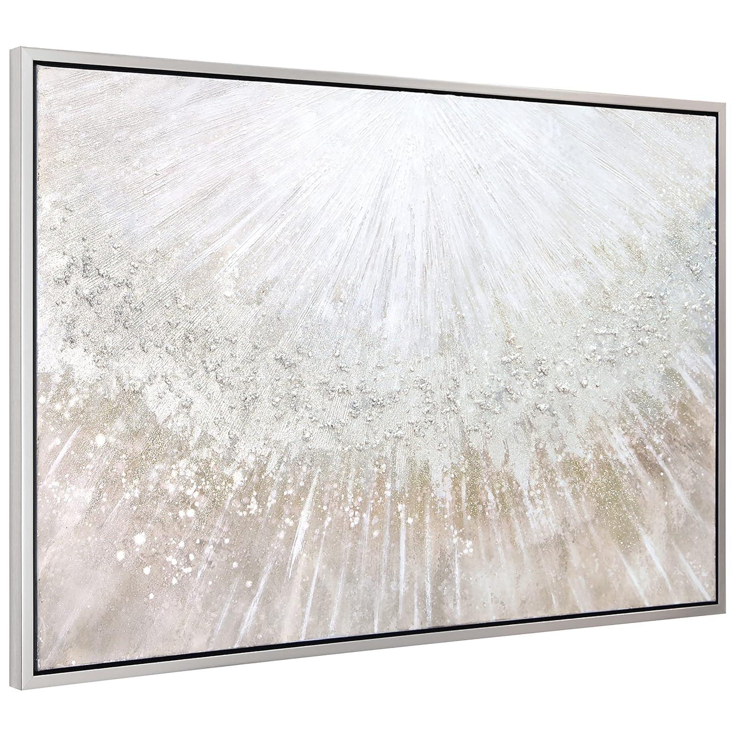 Empire Art Direct " Silver Pellets Textured Metallic " by Martin Edwards