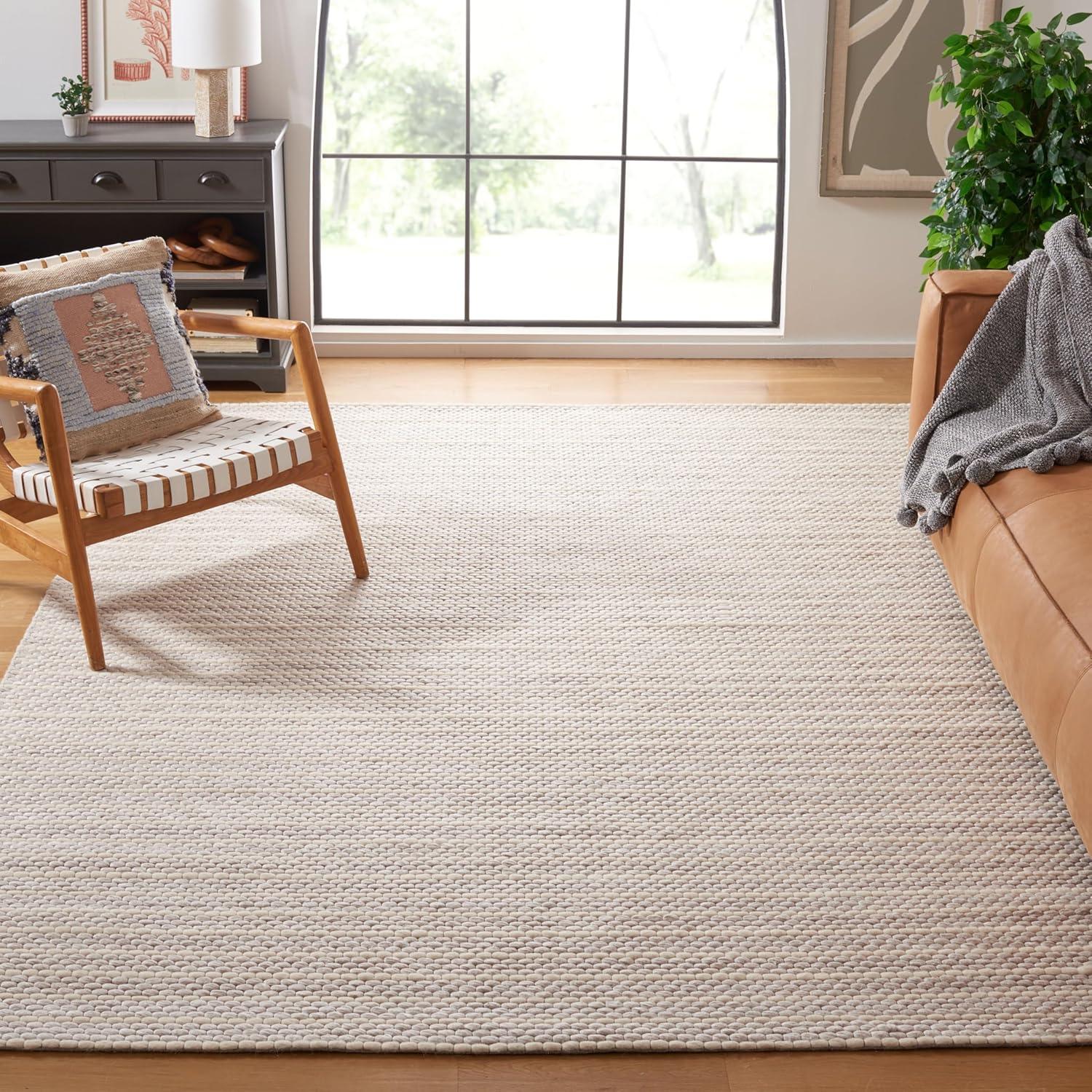 SAFAVIEH Marbella Cassandra Distressed Area Rug, Beige/Ivory, 8' x 10'