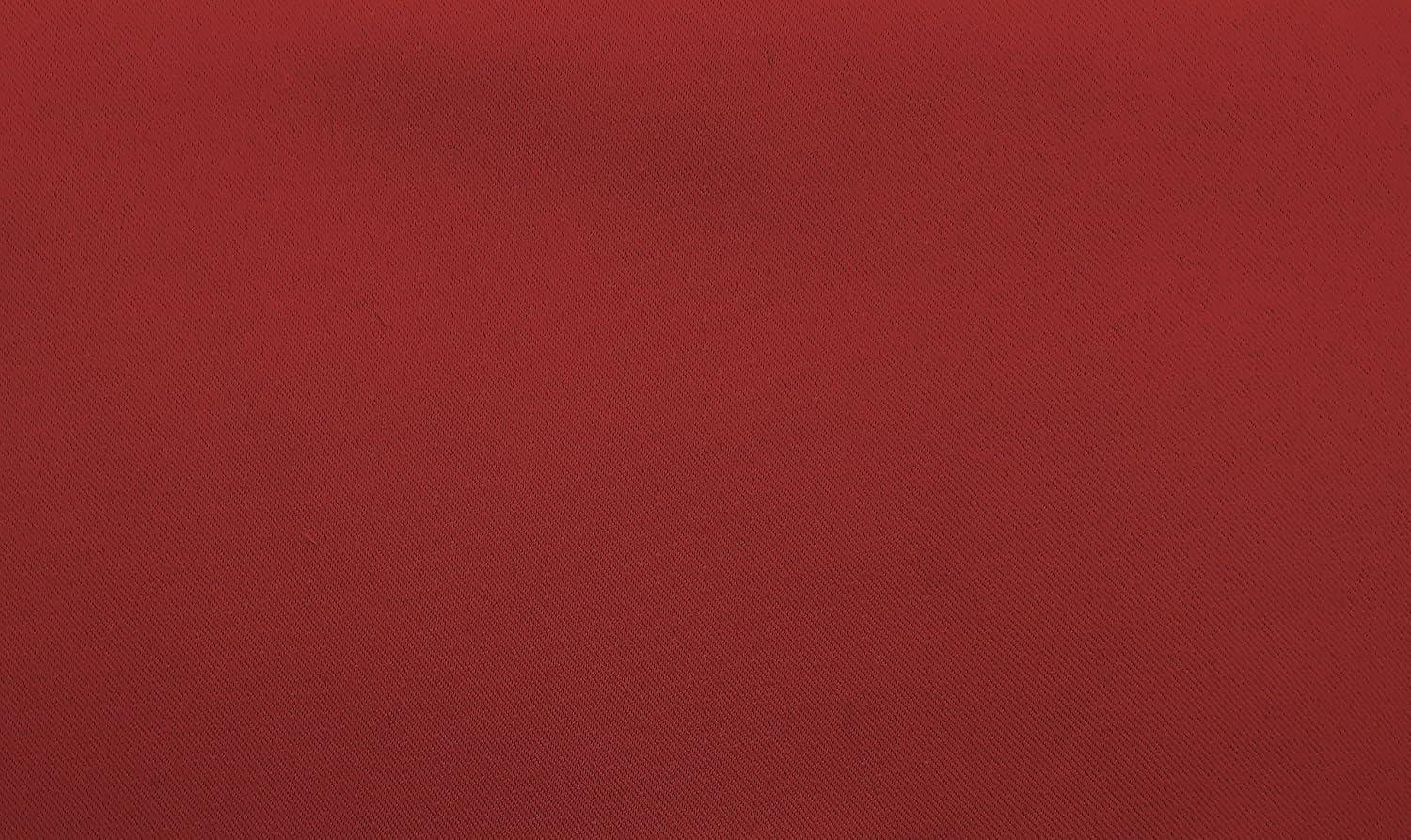 40"x84" Sun Zero Blackout Kenneth Energy Saving Rod Pocket Curtain Panel Red: Noise Reduction, Energy Efficient