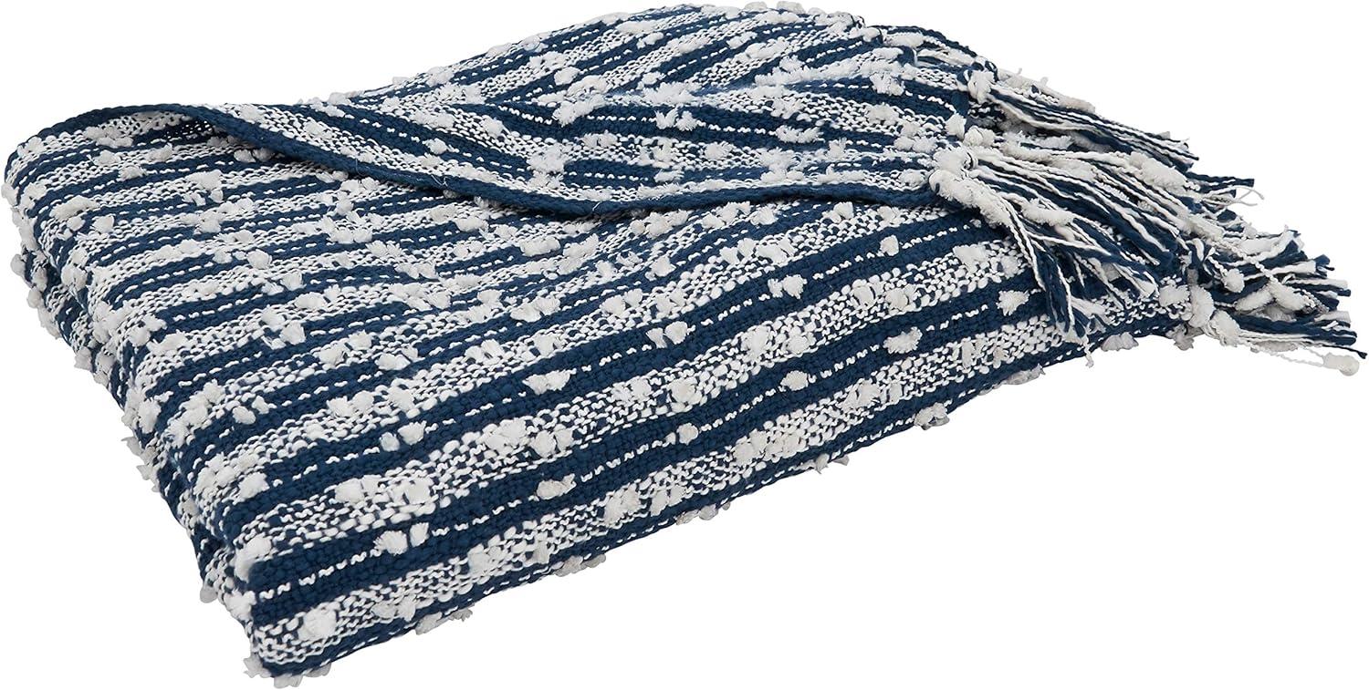 Saro Sevan Collection Hand Woven Throw Blanket