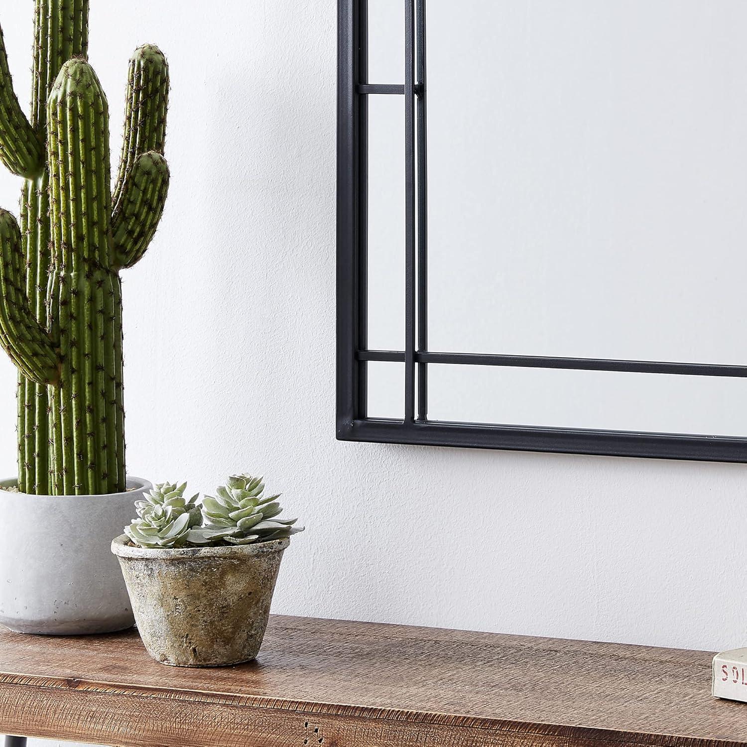 FirsTime & Co. Dark Gray Ariana Wall Mirror, Farmhouse, Arched, 20 x 1 x 33 in