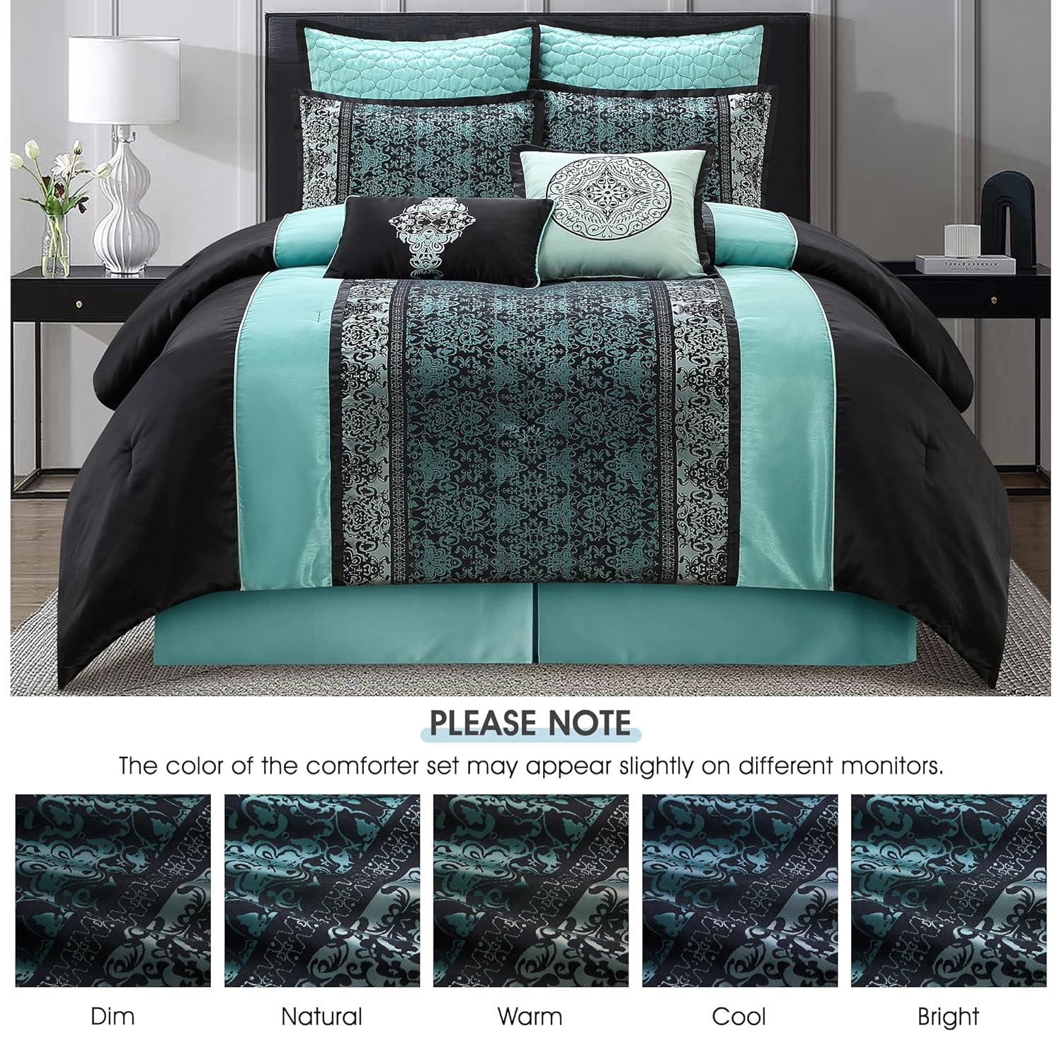 Nanshing America, Inc Arabesque 8 Piece Traditional Comforter Set