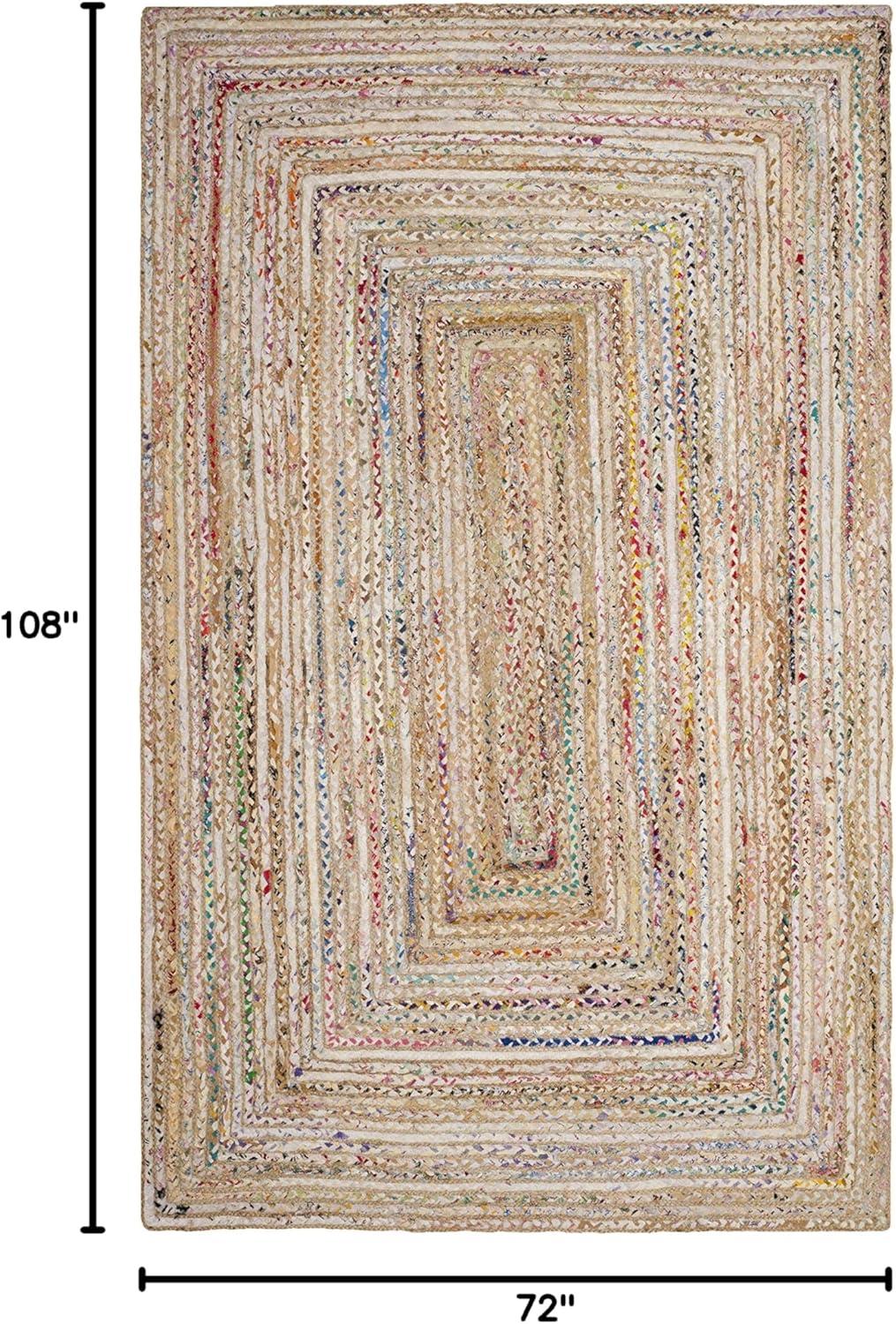 Cape Cod CAP202 Woven Indoor Area Rug - Beige/Multi - 6'x9' - Safavieh