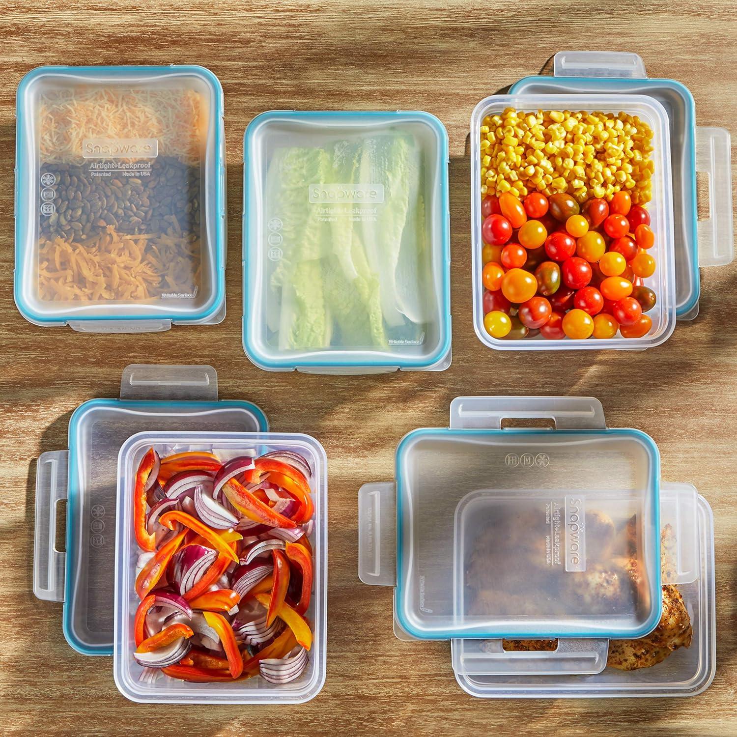 Snapware Total Solution 10-piece Plastic Rectangle Food Storage Set