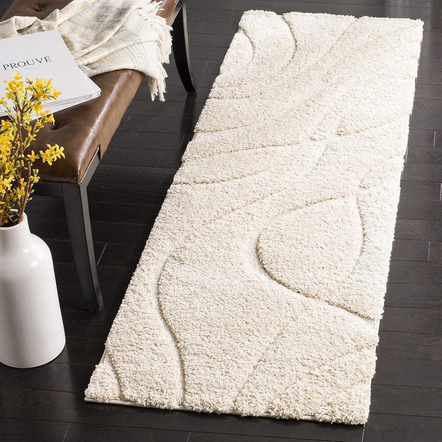 Florida Shag SG471 Power Loomed Area Rug  - Safavieh