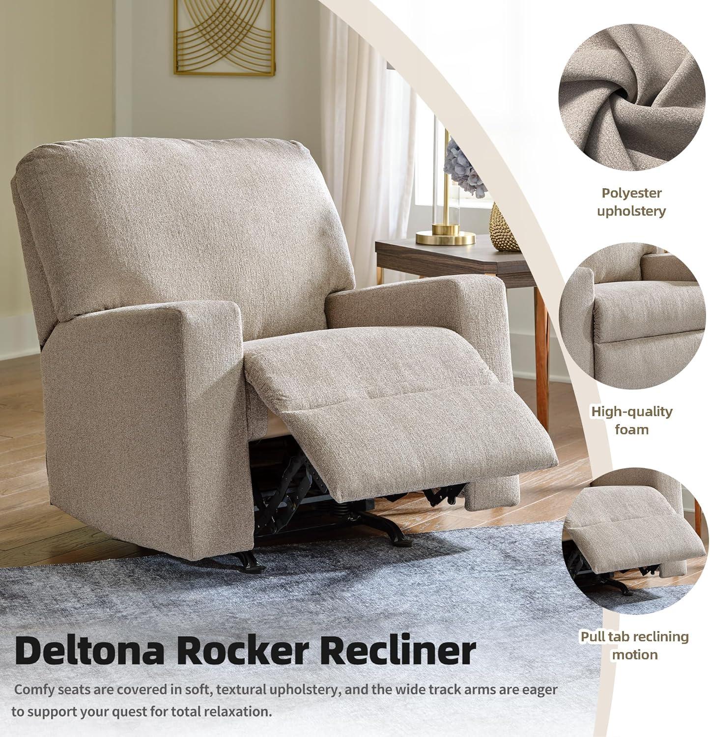 Signature Design by Ashley Deltona Parchment Recliner