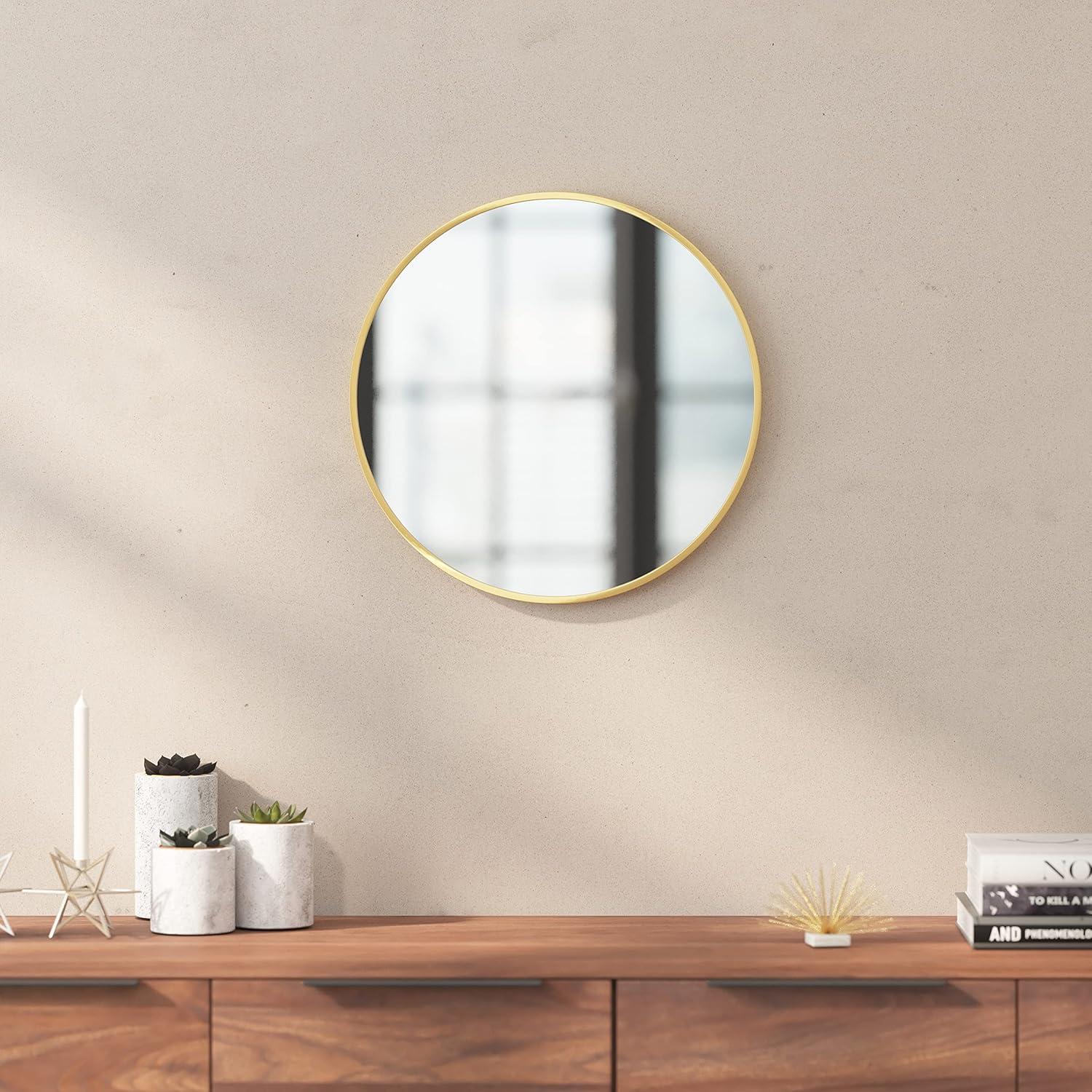 Taylor & Logan Metal Round Wall Mirror