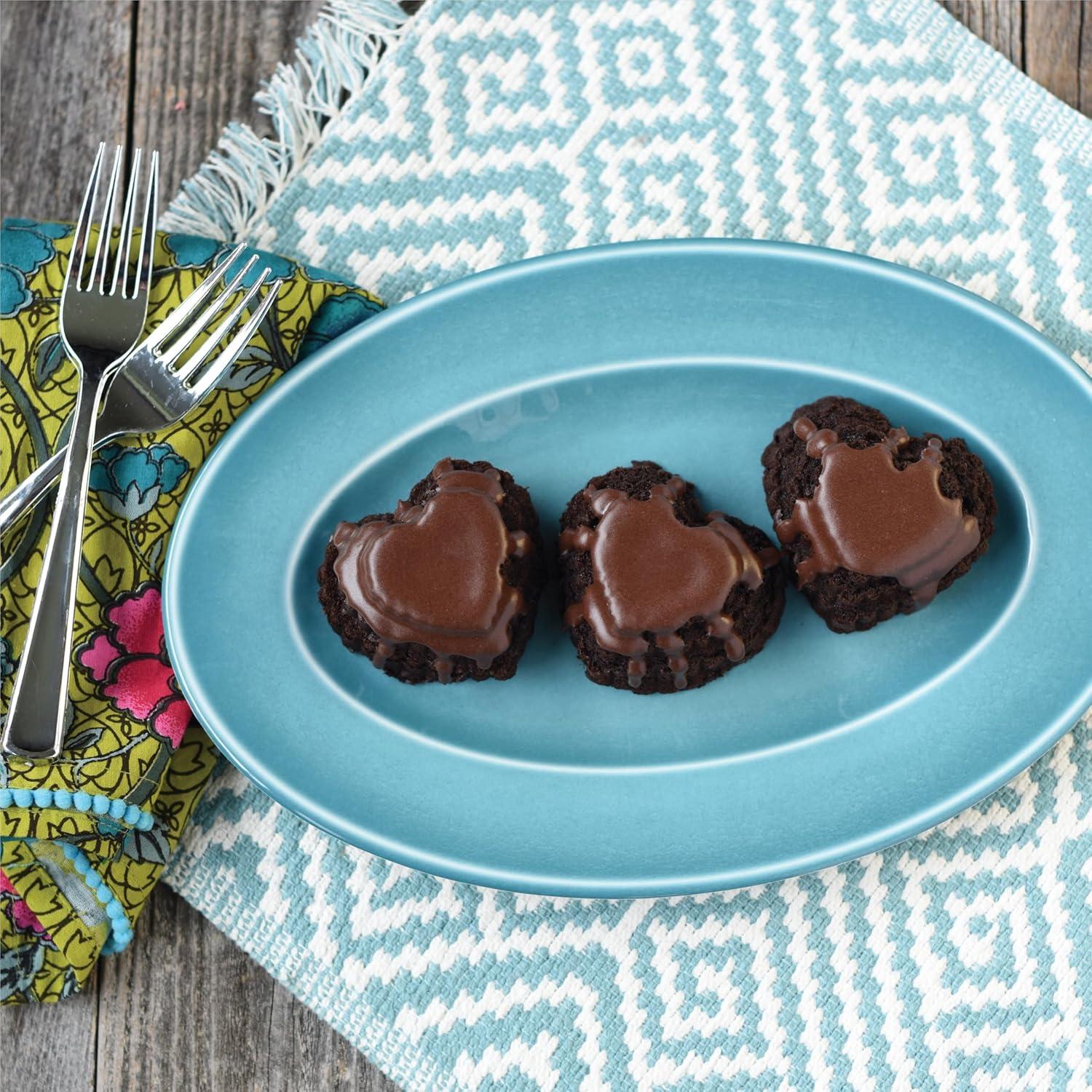 Nordic Ware Nordic Ware Non-Stick Novelty Tiered Hearts Cakelet Pan