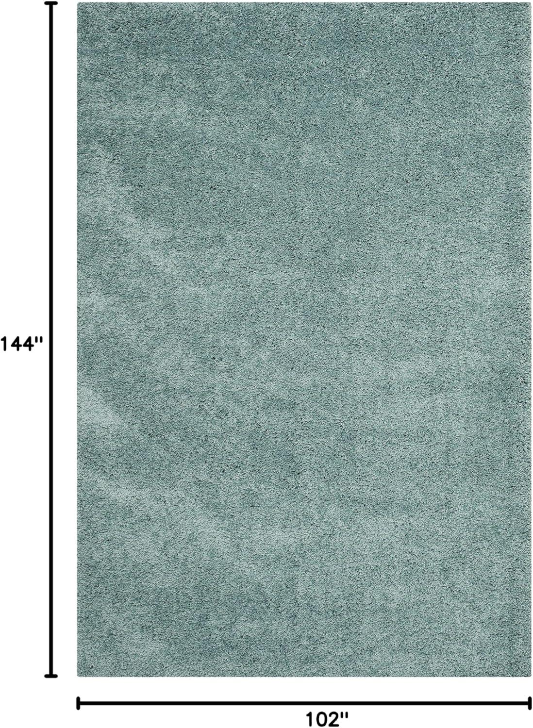 California Shag SG151 Power Loomed Indoor Area Rug - Light Blue - 9'x12' - Safavieh