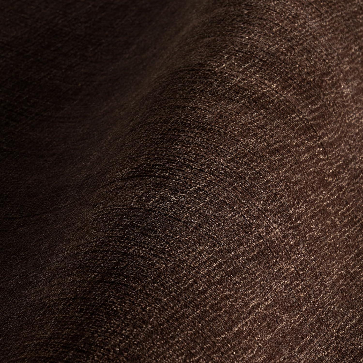 Nuloom Arrel Speckled Wool-Blend Area Rug, 4' x 6', Truffle Brown