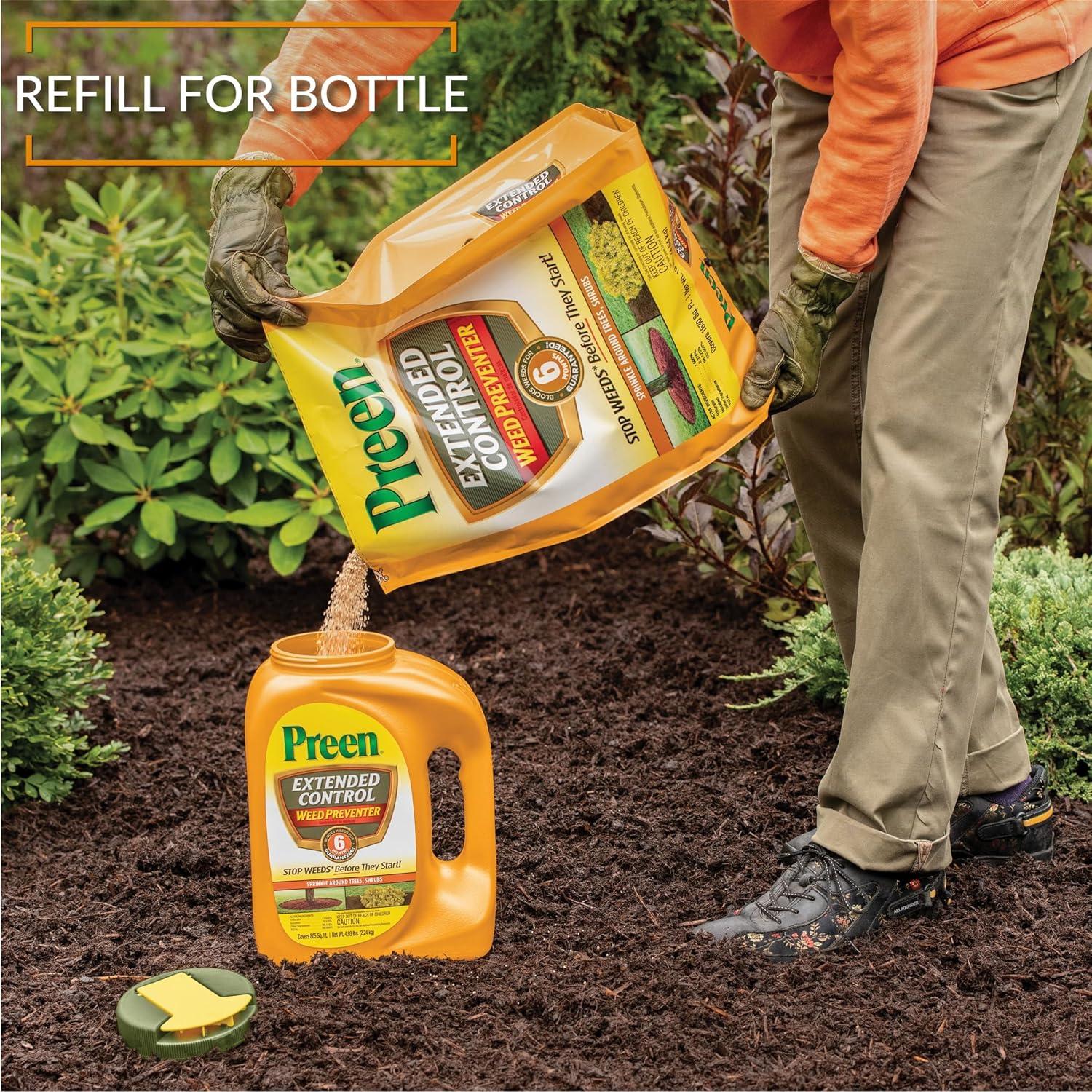 Preen Extended Control Weed Preventer - 10 lb. Bag - Covers 1,630 Sq. ft.