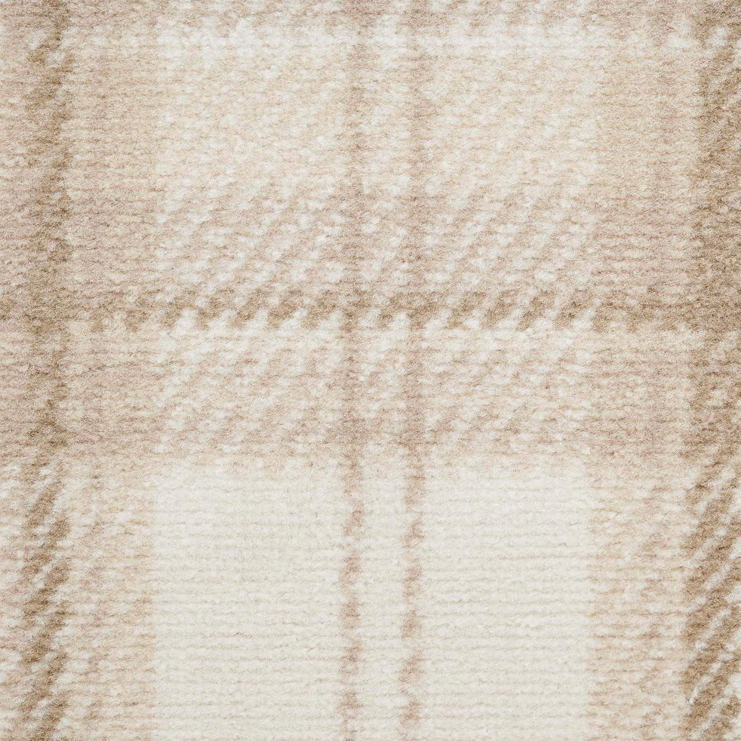 Nourison Grafix Contemporary Plaid Area Rug