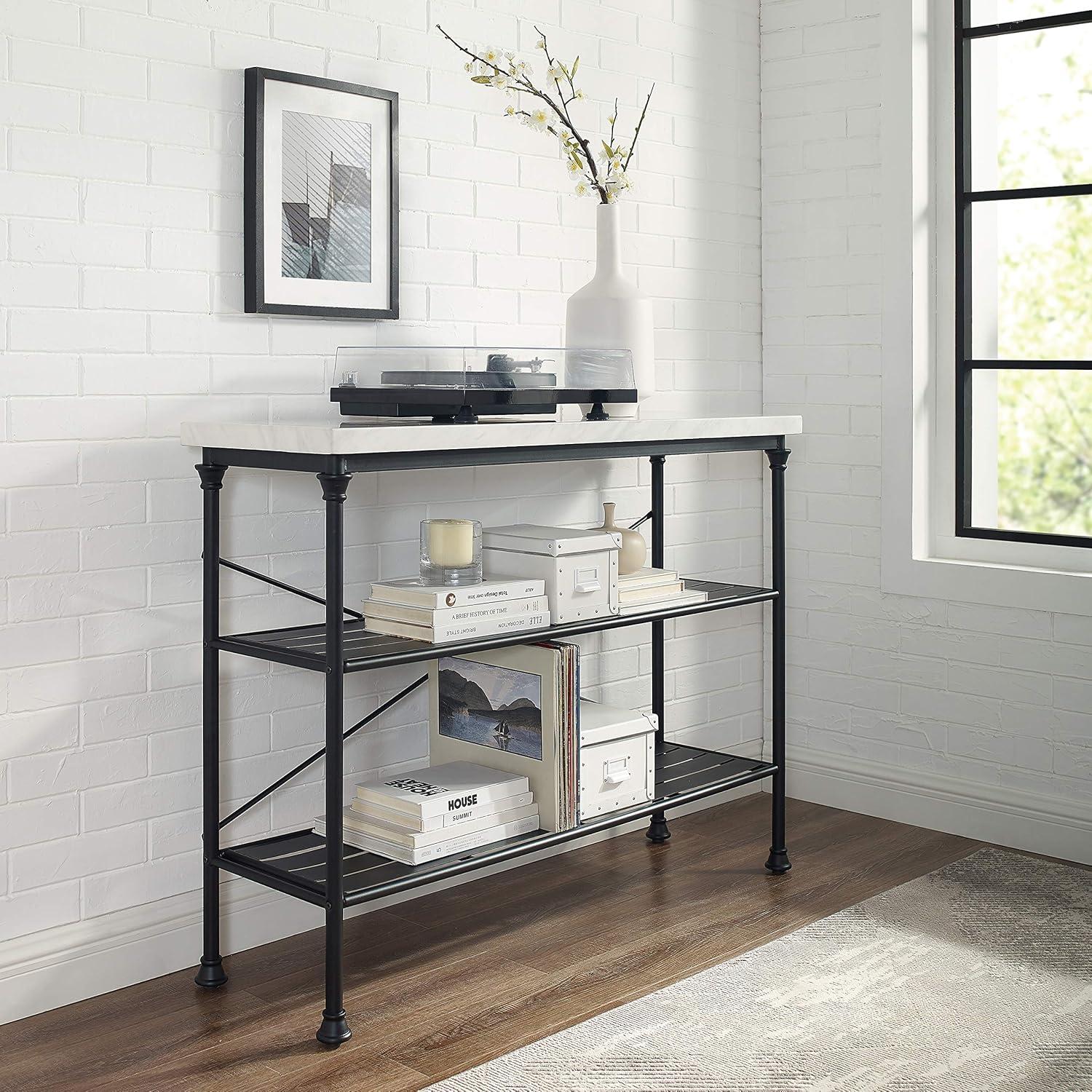 Madeleine Console Matte Black - Crosley