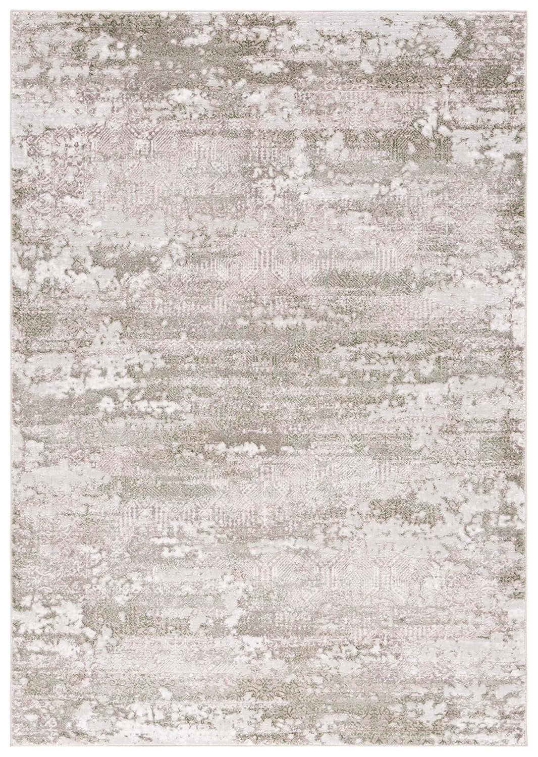 Meadow 500 MDW585 Power Loomed Indoor Area Rug - Beige/Sage - 9'x12' - Safavieh