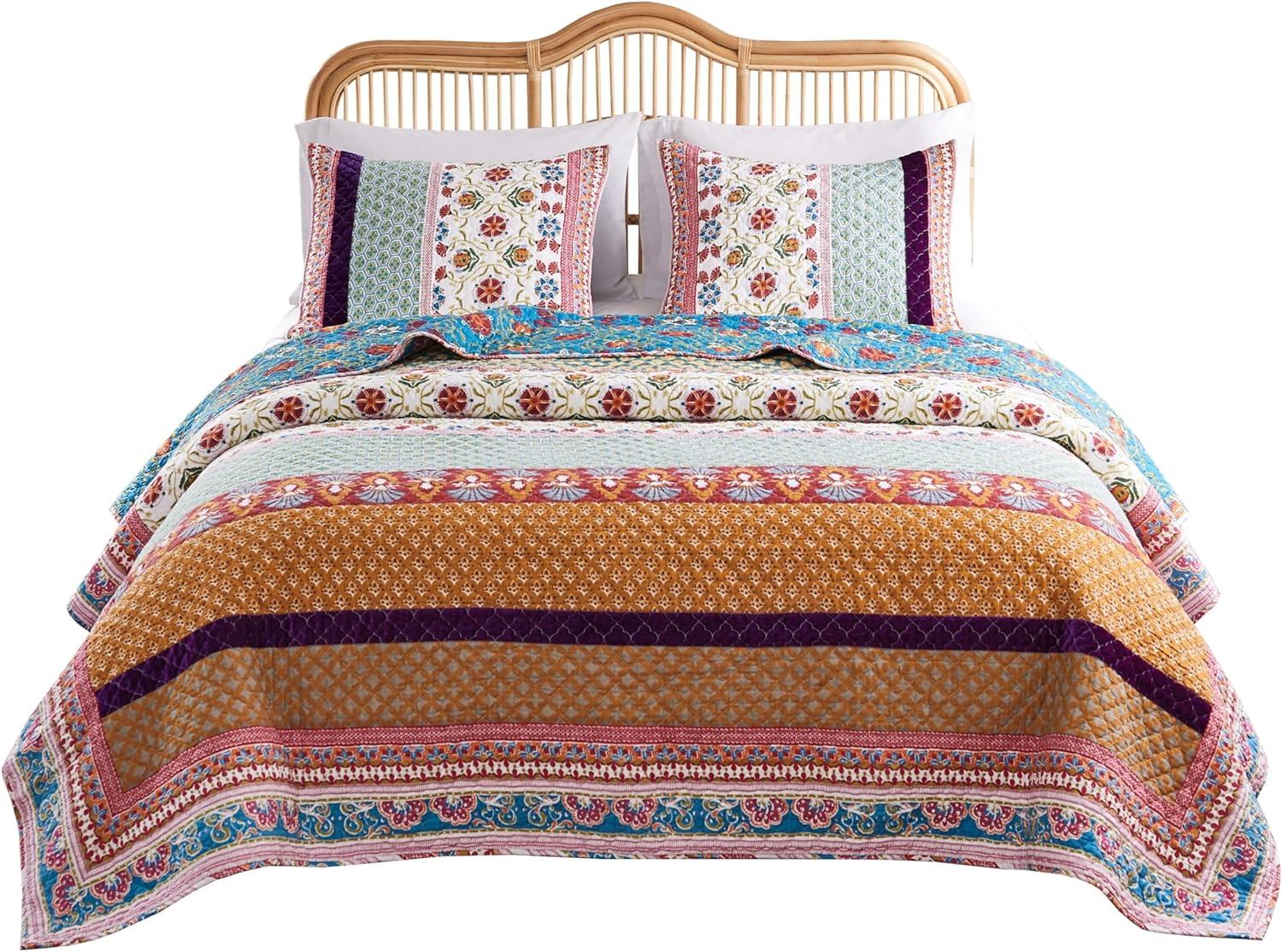 Greenland Home Fashions Thalia Quilt Bedding Set