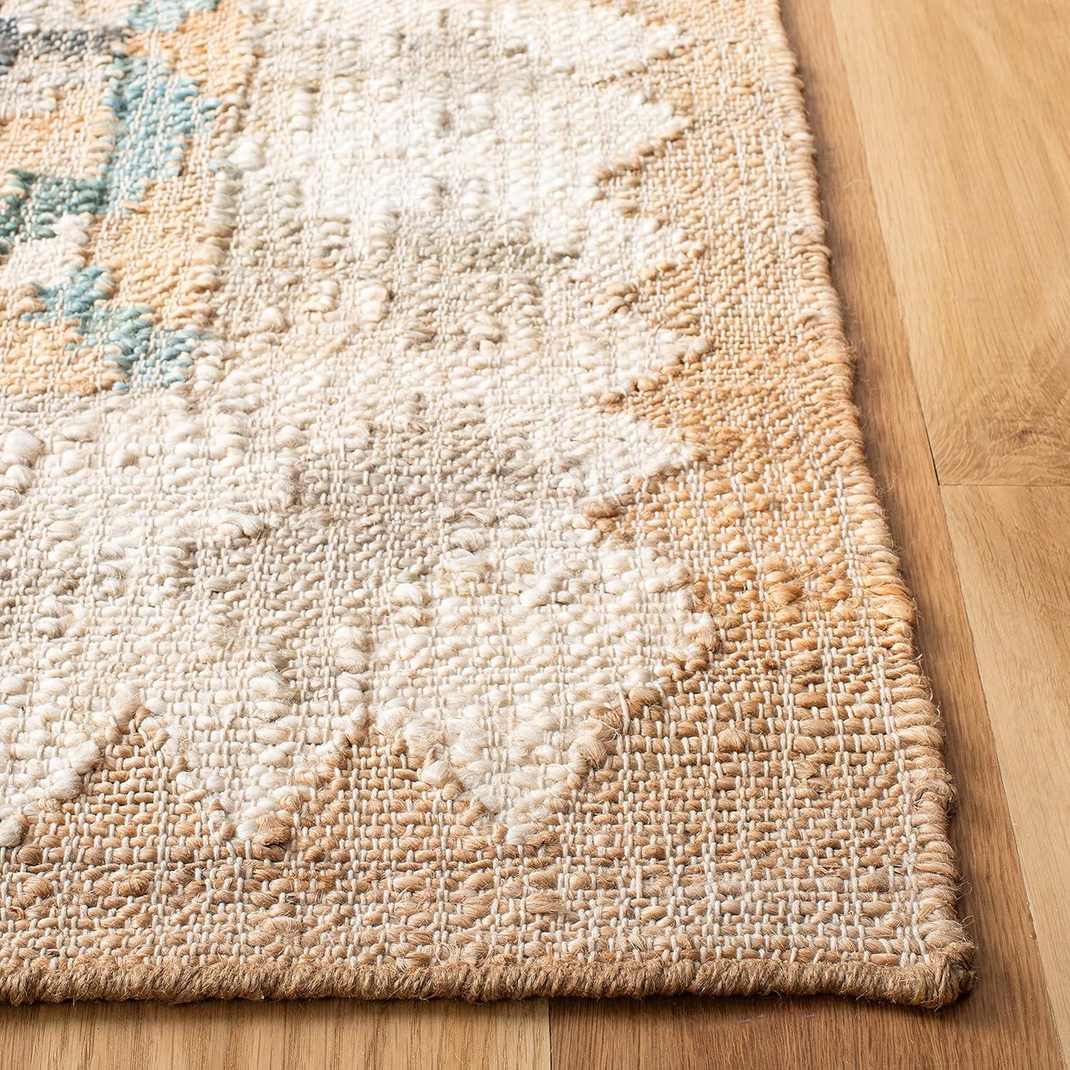 Kilim KLM756 Hand Woven Area Rug - Blue/Ivory - 5'x8' - Safavieh.