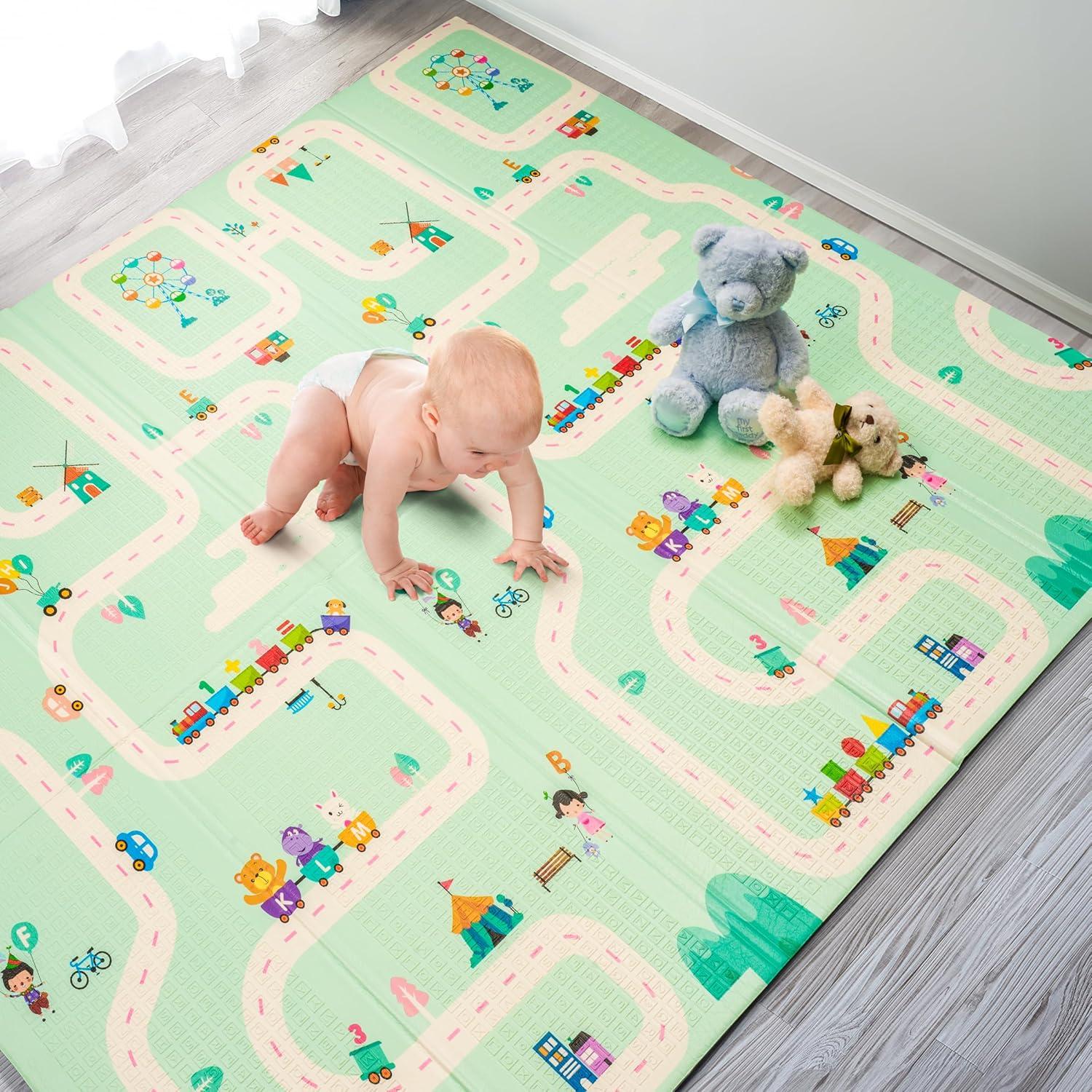 Sorbus Sorbus 78" Road Trip Route Kids Foam Mats