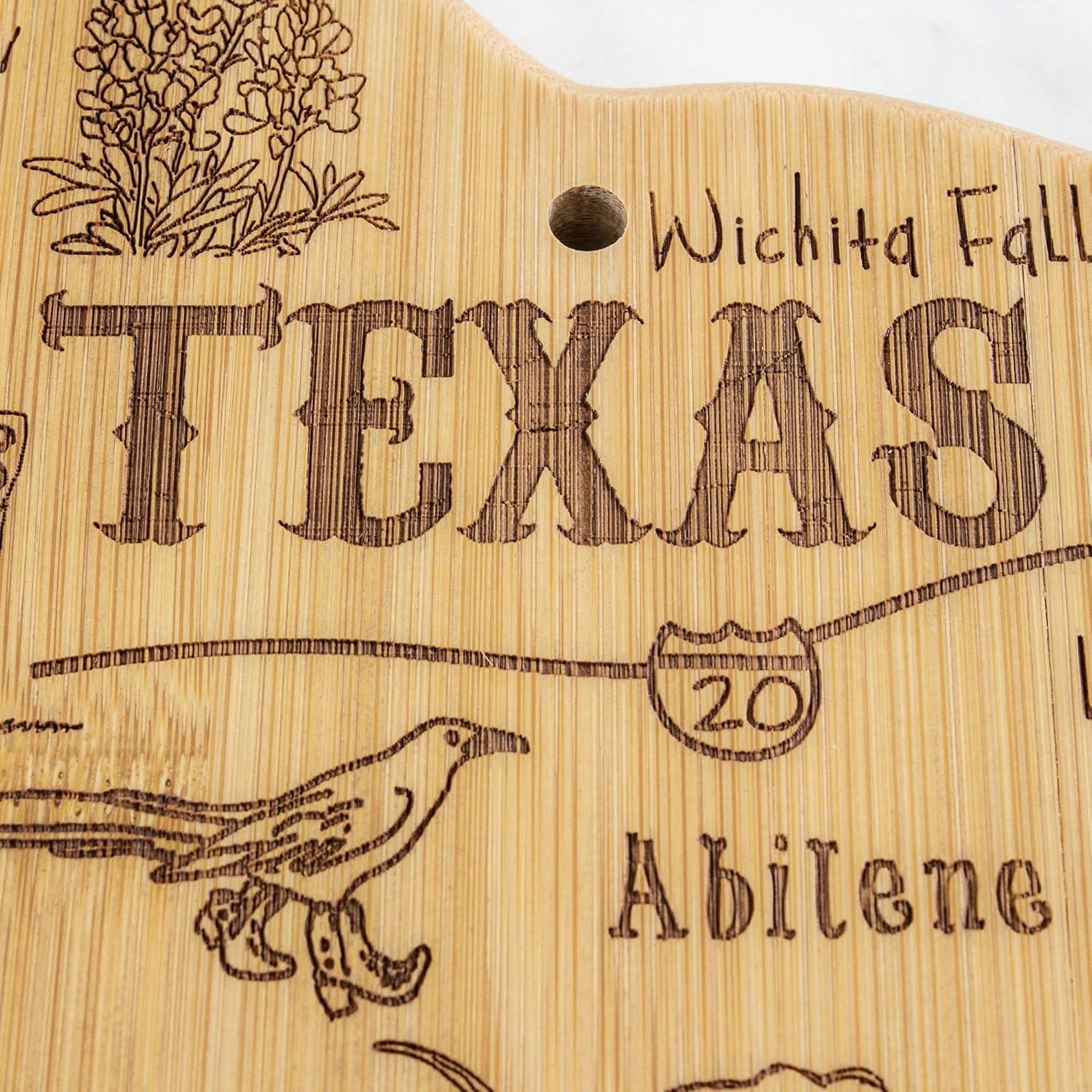 Totally Bamboo Destination Texas Cutting Board