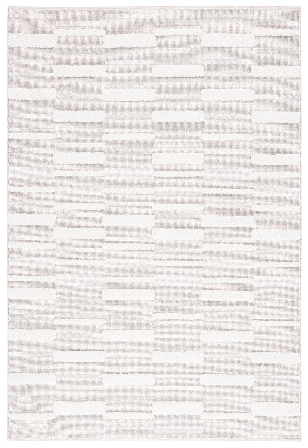 Trends TRD120 Power Loomed Area Rug - Beige/Ivory - 4'x6' - Safavieh.