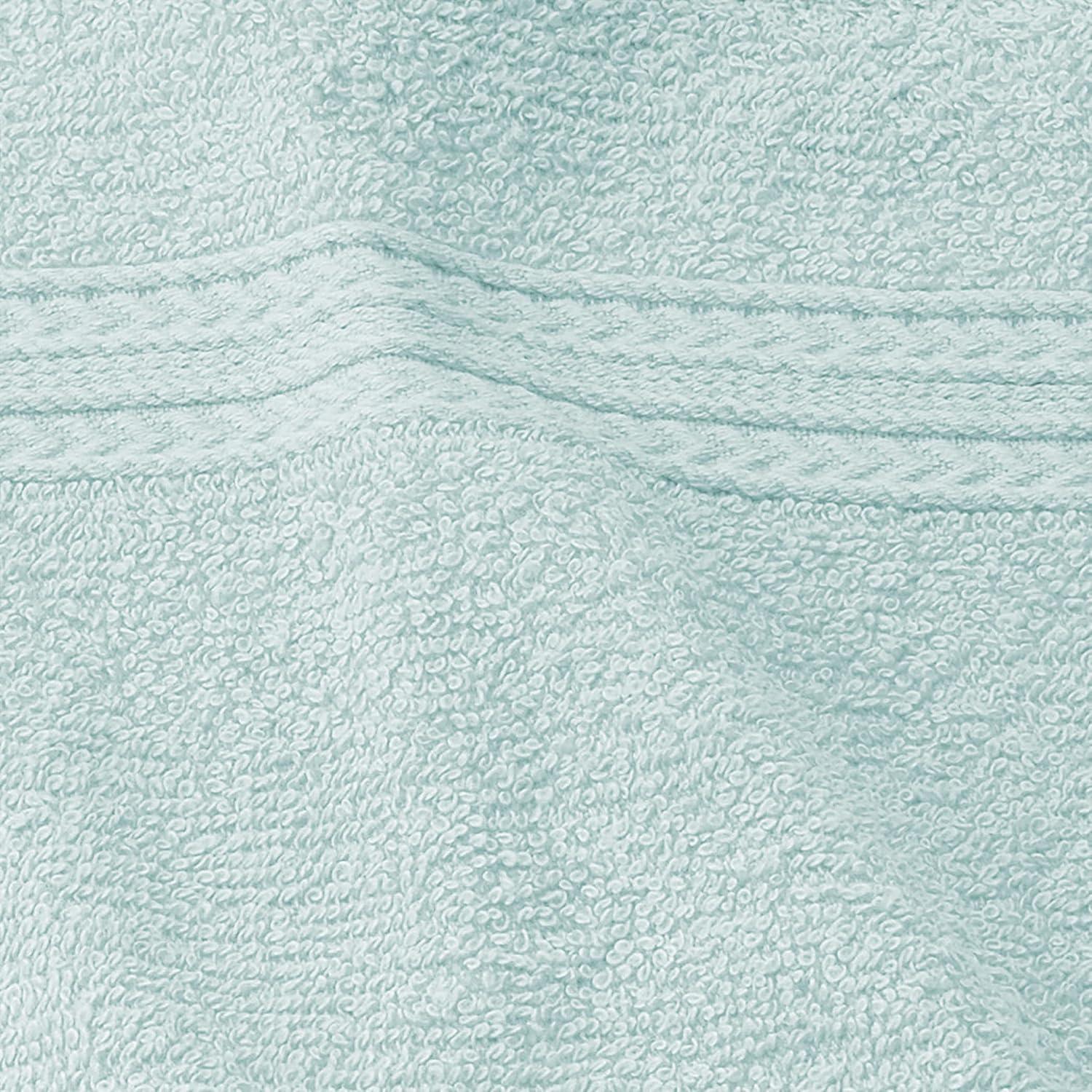 Superior Eco-Friendly Cotton 2-Piece, Aqua Marine, Bath Sheet Set