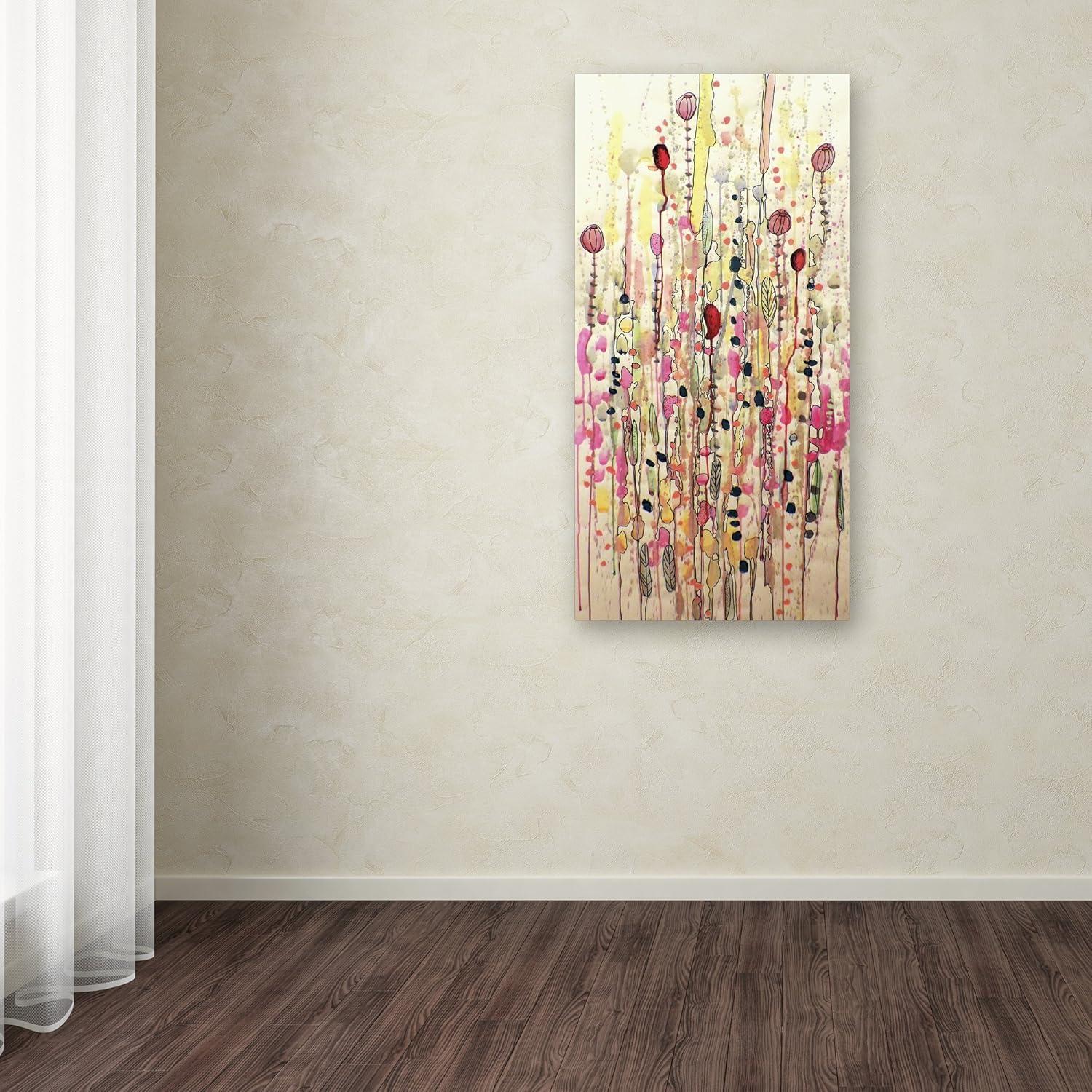 Sylvie Demers Abstract Floral Canvas Art in Multicolor