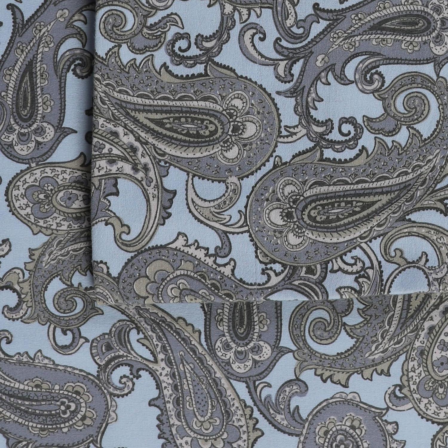 Tribeca Living Flannel Paisley Sheet Set