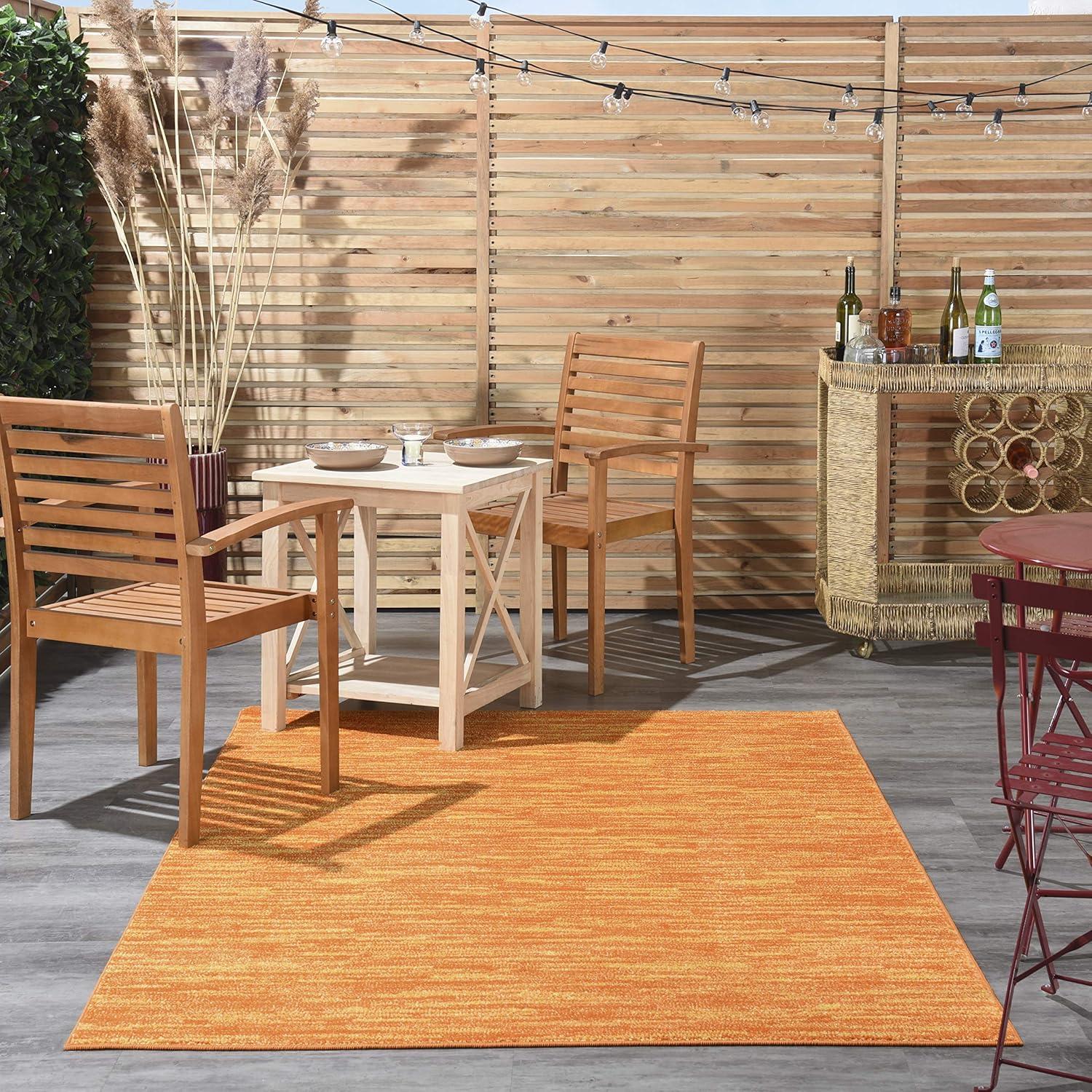 Nourison Essentials 6' x 9' Sunburst Indoor/Outdoor Rug