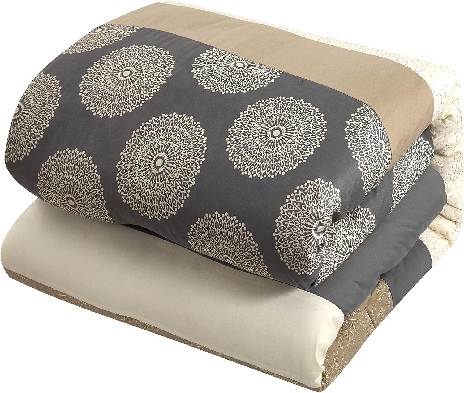 Nanshing America, Inc Angellyna 10 Piece Medallion Print Comforter Set & Reviews | Wayfair