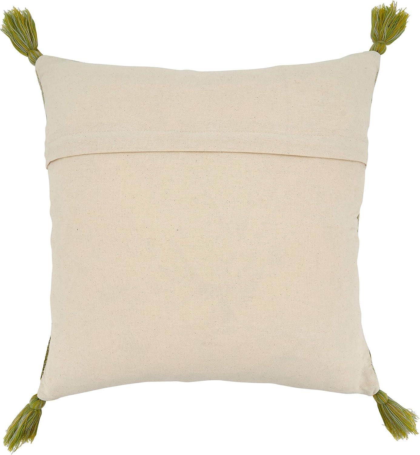 Kasbar Floral Cotton Throw Pillow