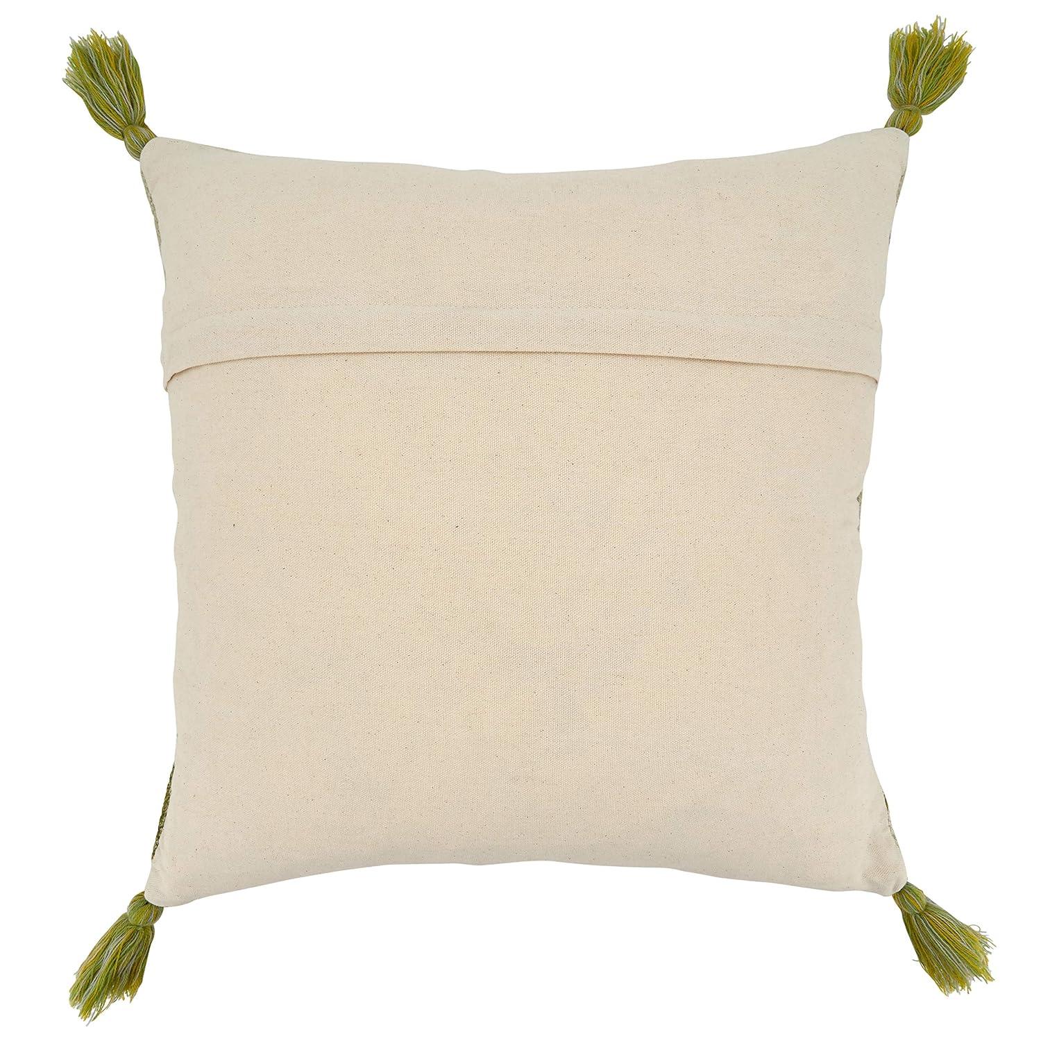 Saro Blossom Collection Floral Cotton Throw Pillow
