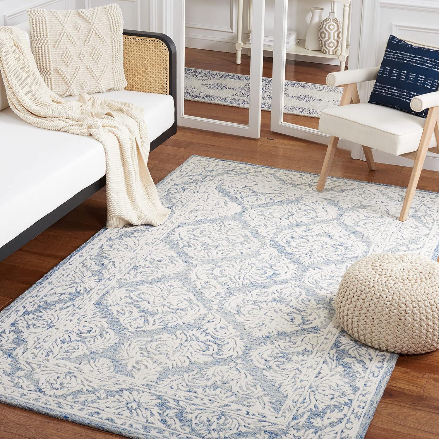 Metro MET865 Hand Tufted Indoor Area Rug - Pink/Ivory - 4'x6' - Safavieh