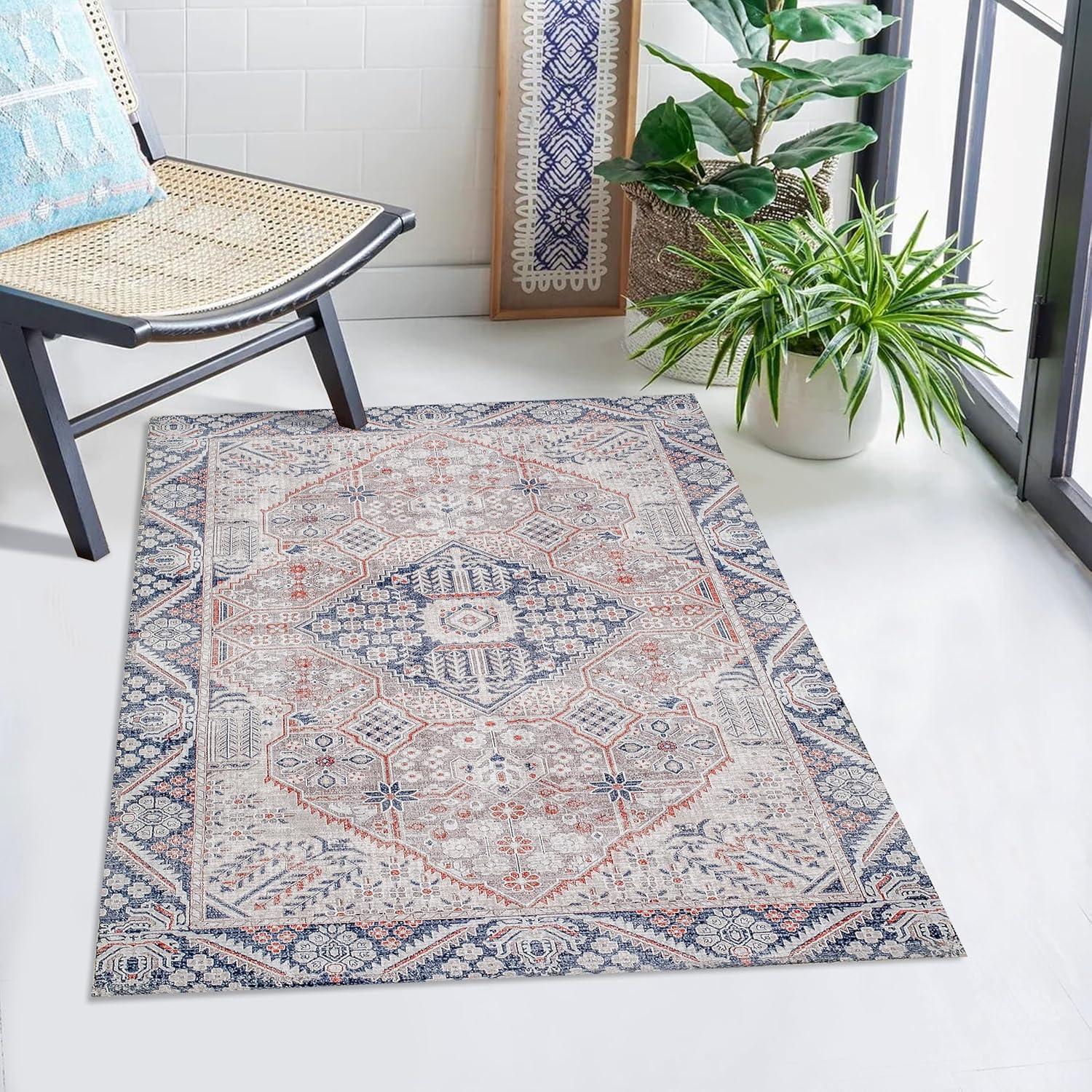 Beachcrest Home™ 100% Jute Round Area Rug– Hand Woven, Reversible, Eco-Friendly, Farmhouse Style- Beige