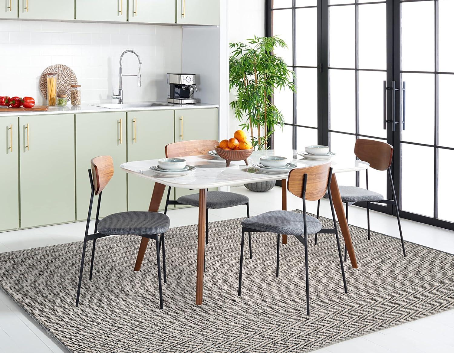 Montauk MTK411 Hand Woven Indoor Area Rug - Ivory/Dark Grey - 8'x10' - Safavieh.