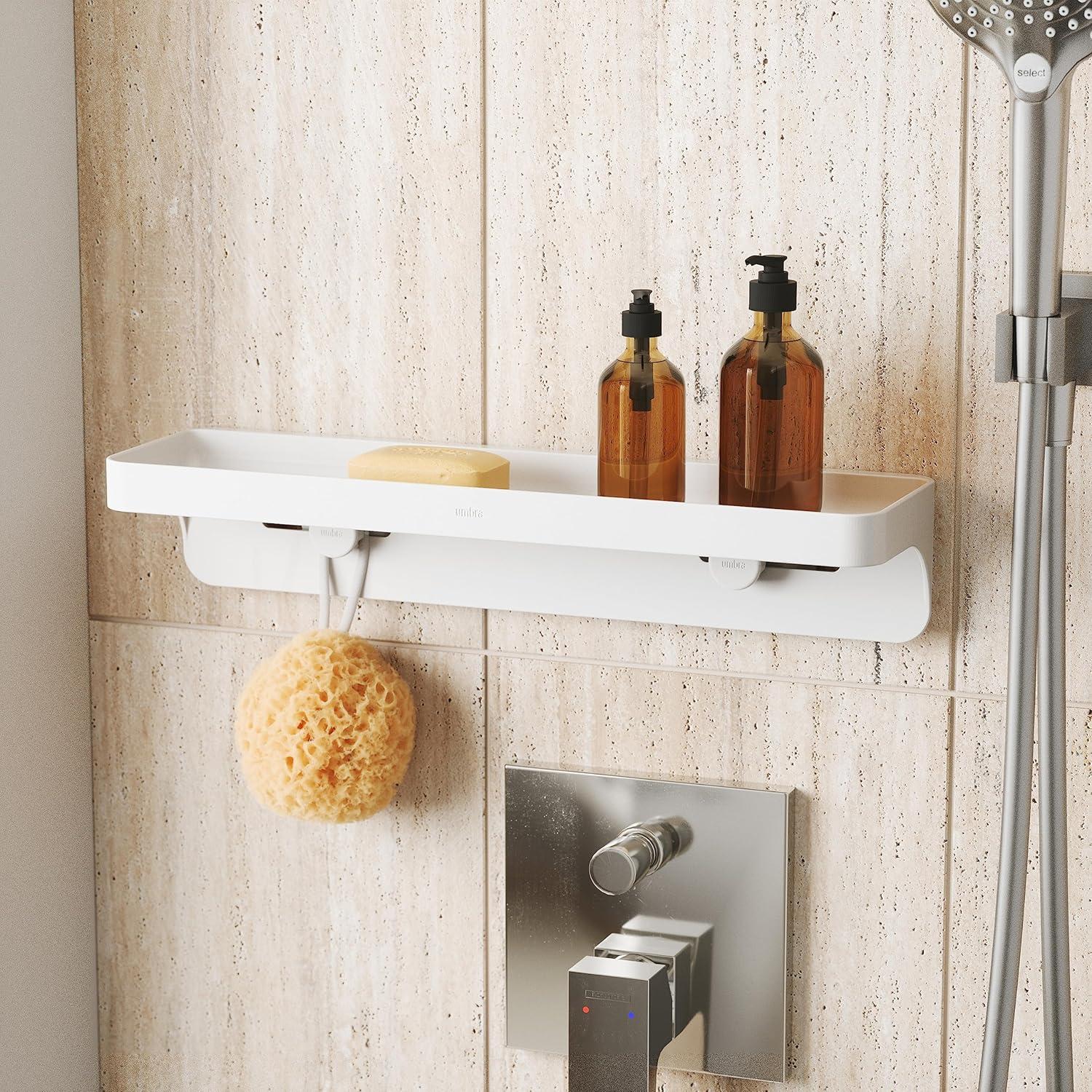 Flex Adhesive Adhesive Shower Shelf