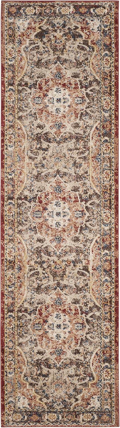 SAFAVIEH Bijar Tobin Oriental Area Rug, Brown/Rust, 11' x 15'