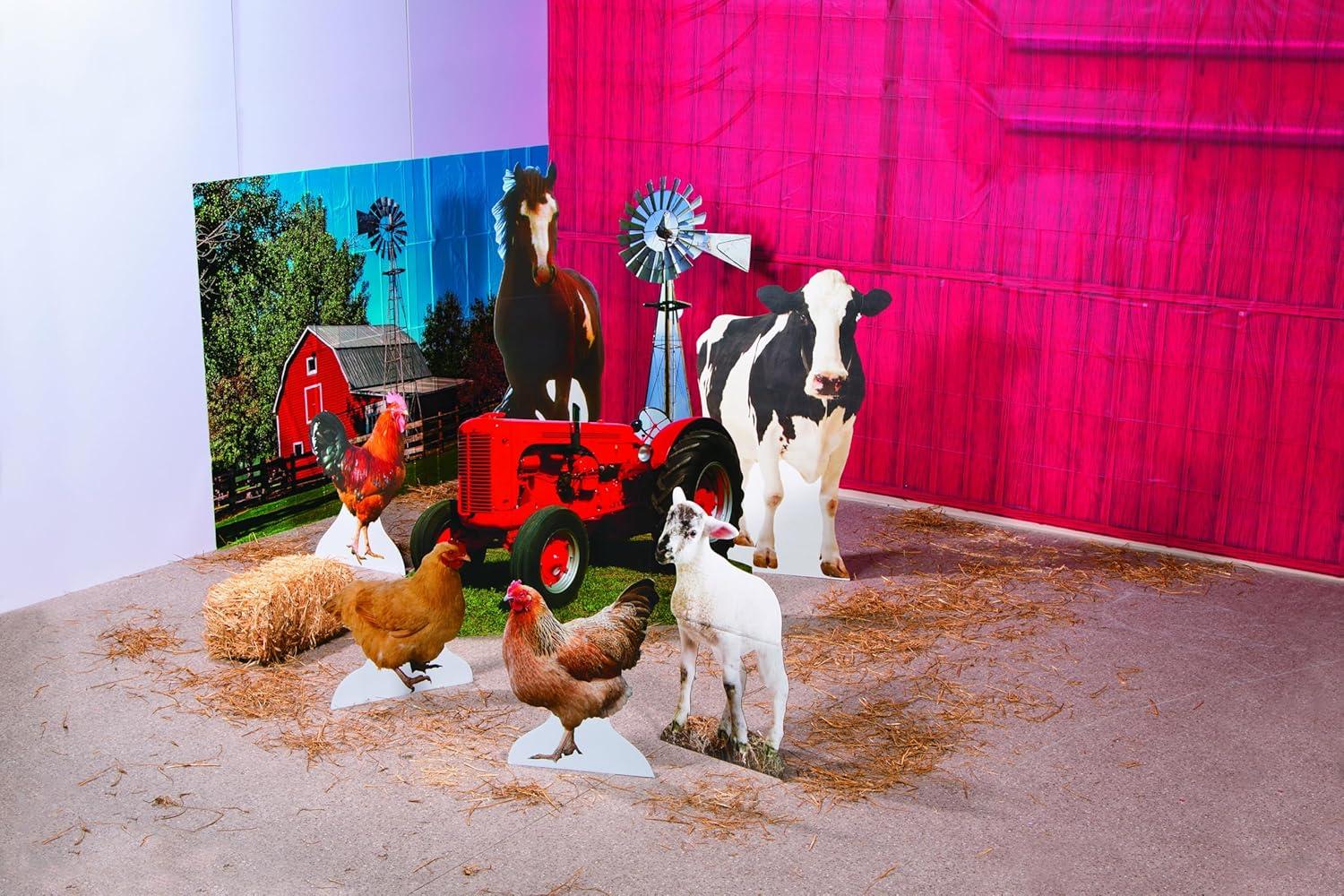 Fun Express Life-Size Cow Cardboard Stand-Up - Realistic Party Decor for Birthday Parties Events Themed Celebrations & - Perfect for Fun & Interactive Weddings Showers & Special Occasions - 1 Piece