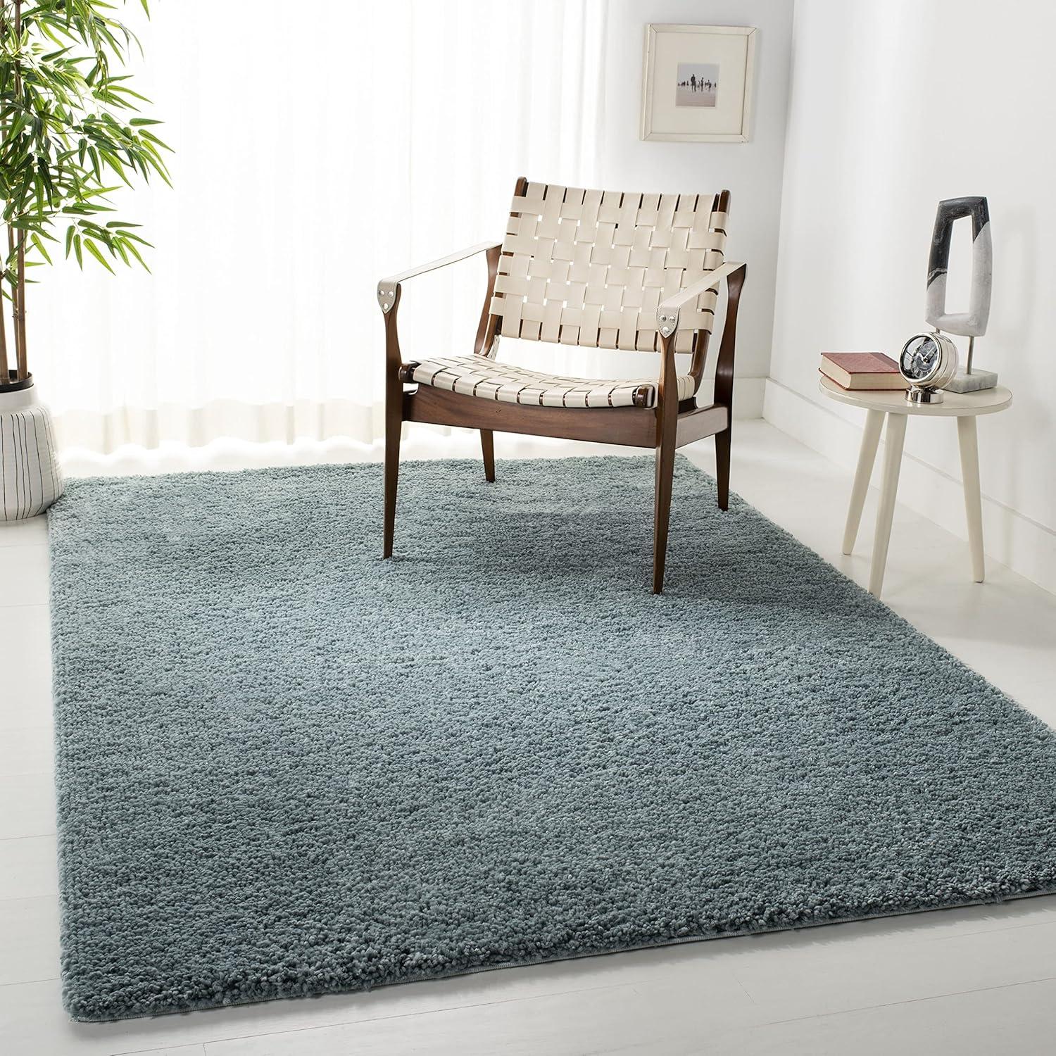 August Shag 900 AUG900 Power Loomed Indoor Accent Rug - Ivory - 3'x5' - Safavieh
