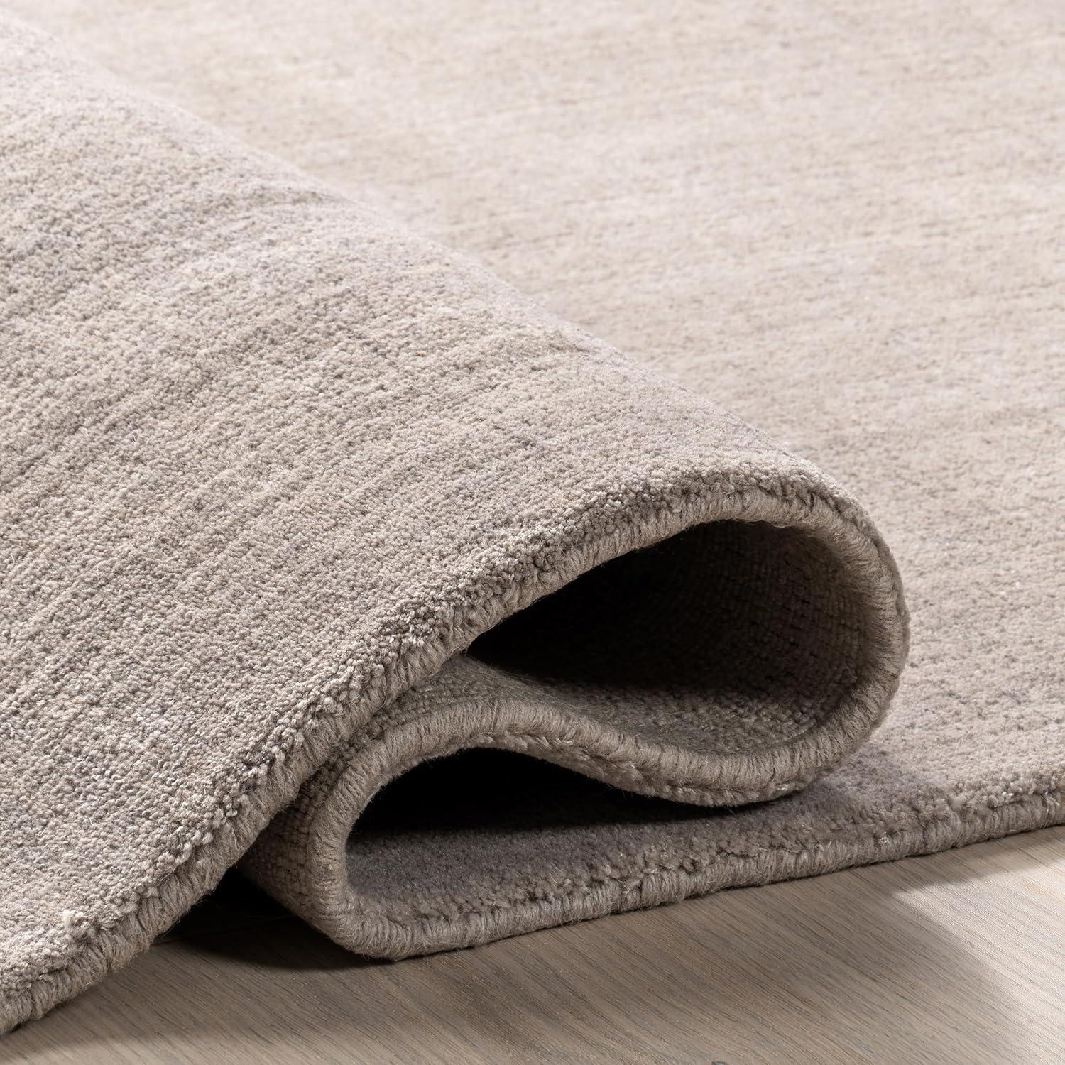 Lahjar Speckled Wool Blend Area Rug