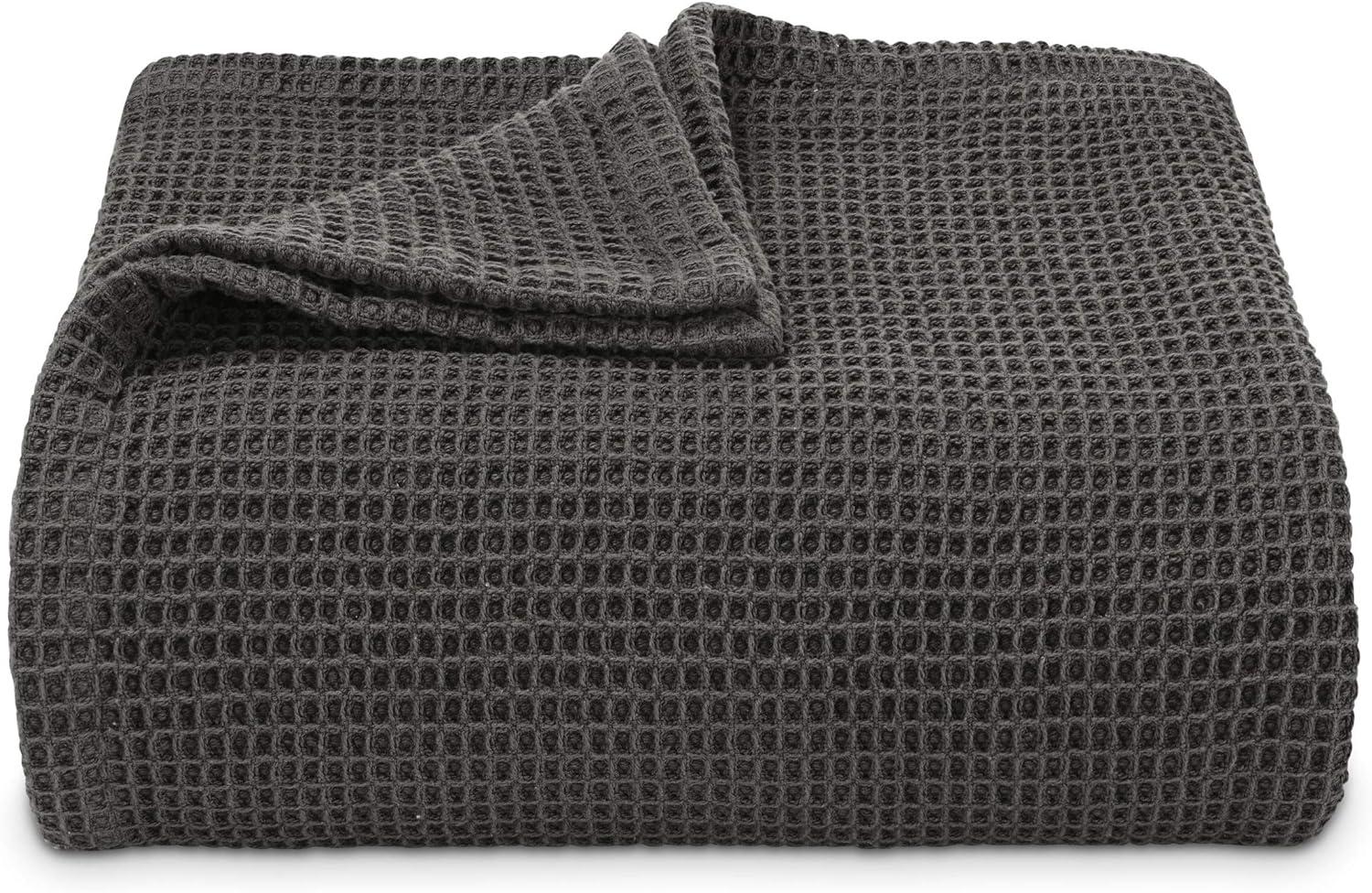 Vera Wang Vera Wang Waffleweave Cotton Blanket