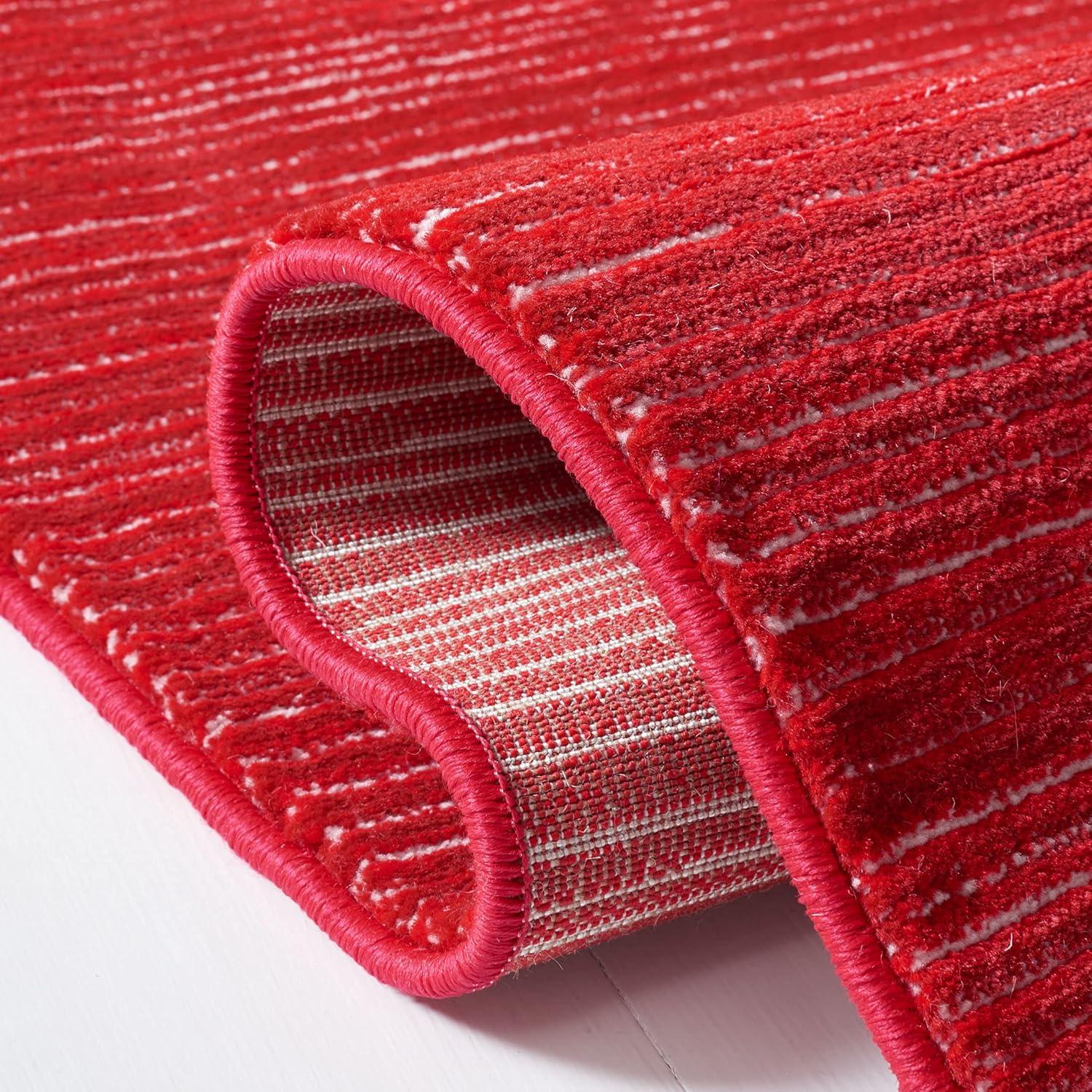 Vision VSN606 Power Loomed Area Rug - Red - 4'x6' - Safavieh.
