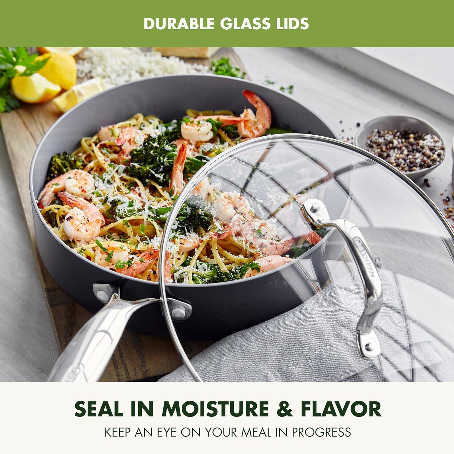 GreenPan Valencia Pro Healthy Ceramic Nonstick 13-Piece Cookware Set